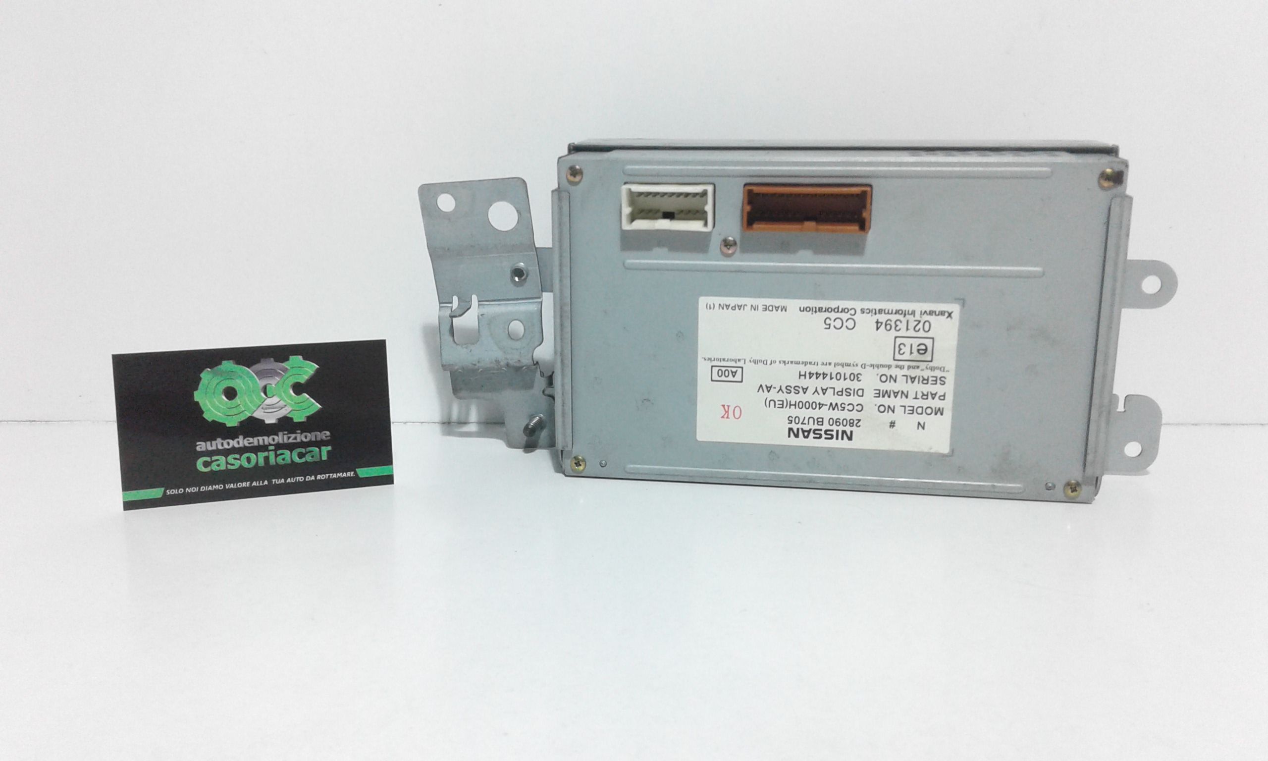 Display NISSAN Almera Tino