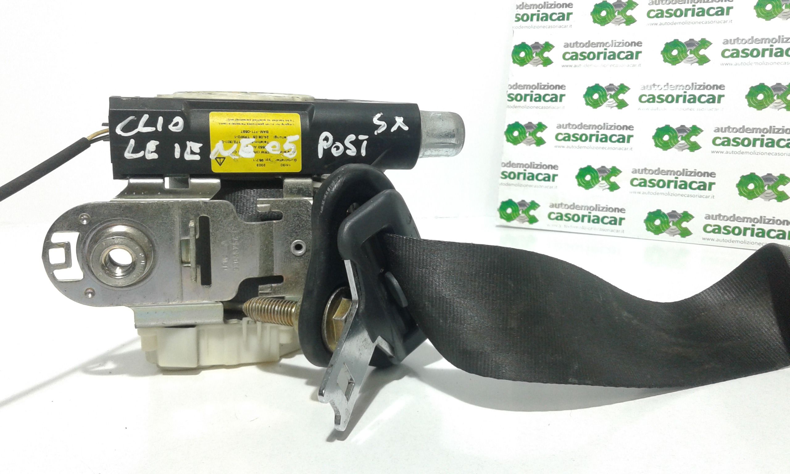 Cintura di sicurezza Posteriore SX guida con pretensionatore RENAULT Clio 5