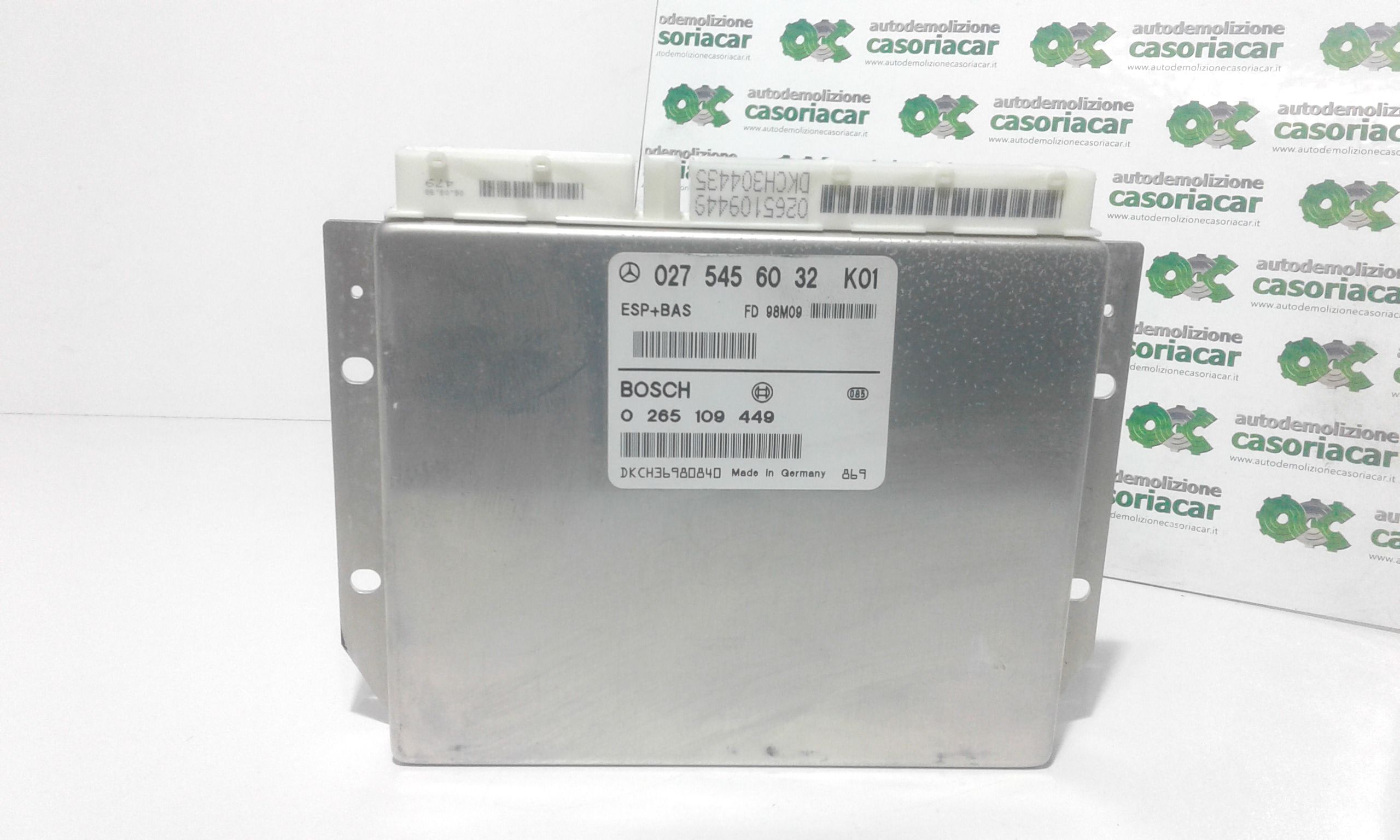 ESP MERCEDES Classe A W168 1 Serie