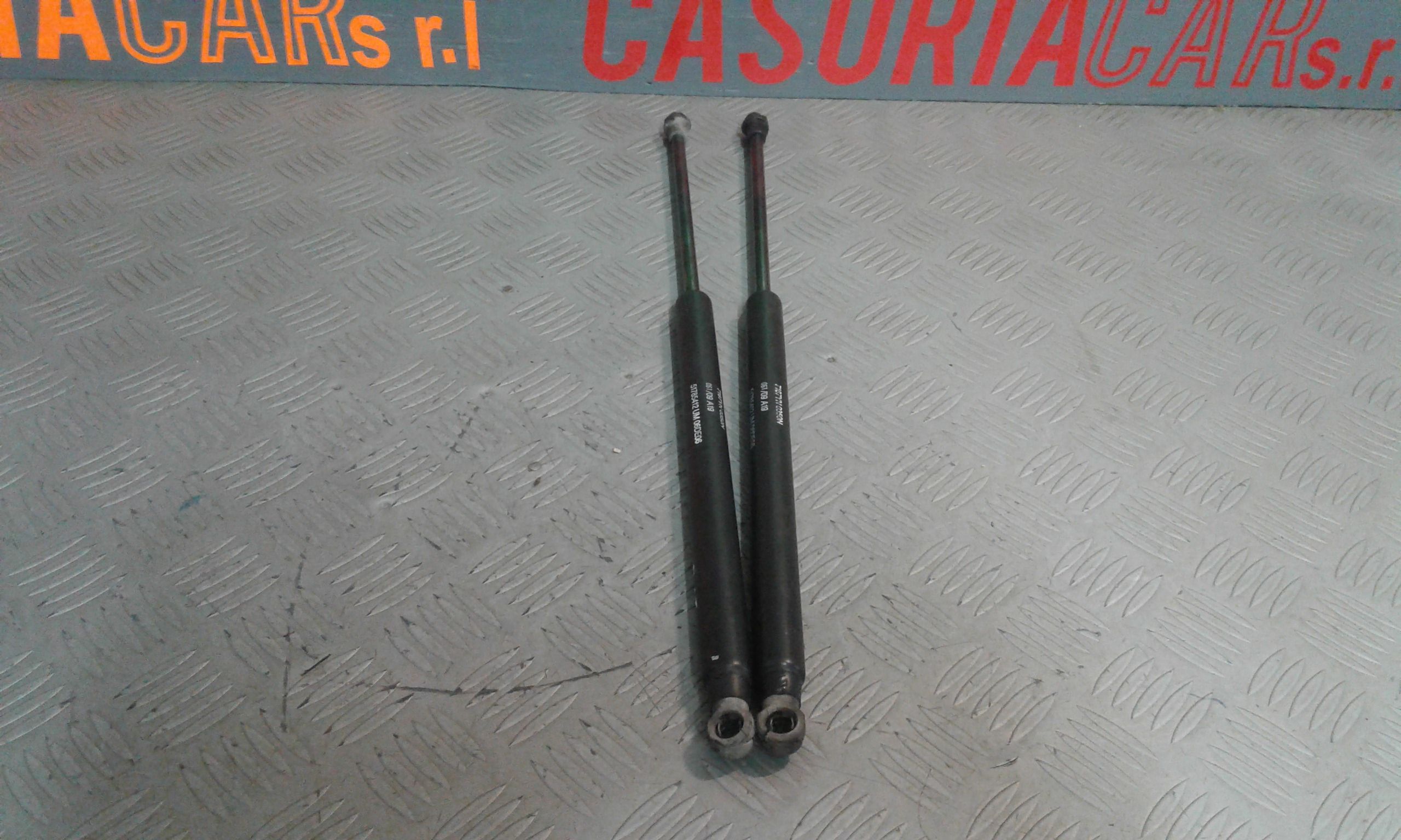 Pistoncini cofano Post. FIAT 500 1 Serie