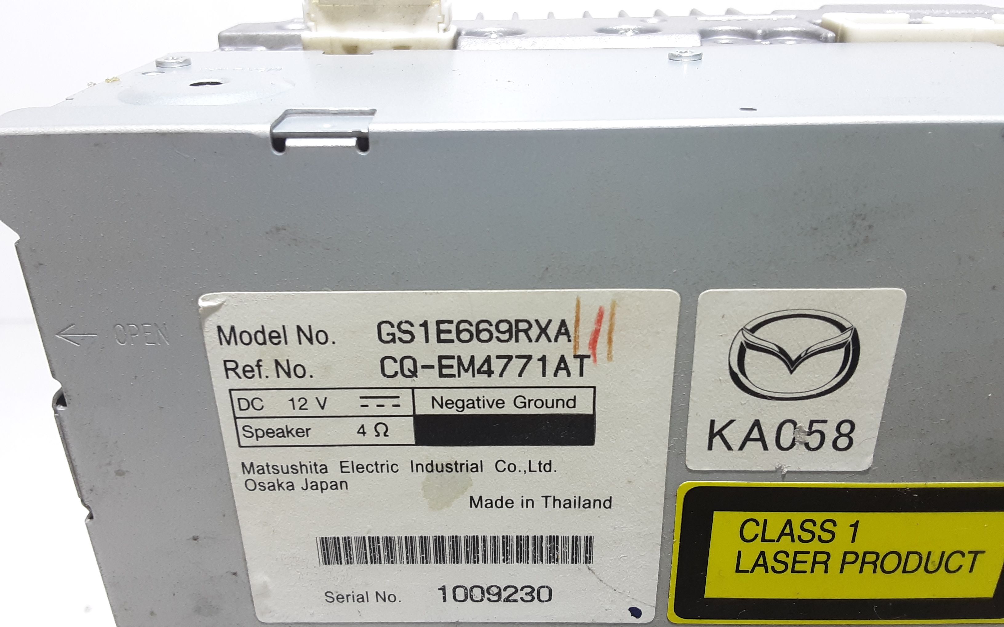 Autoradio MAZDA 6 Berlina 2 Serie