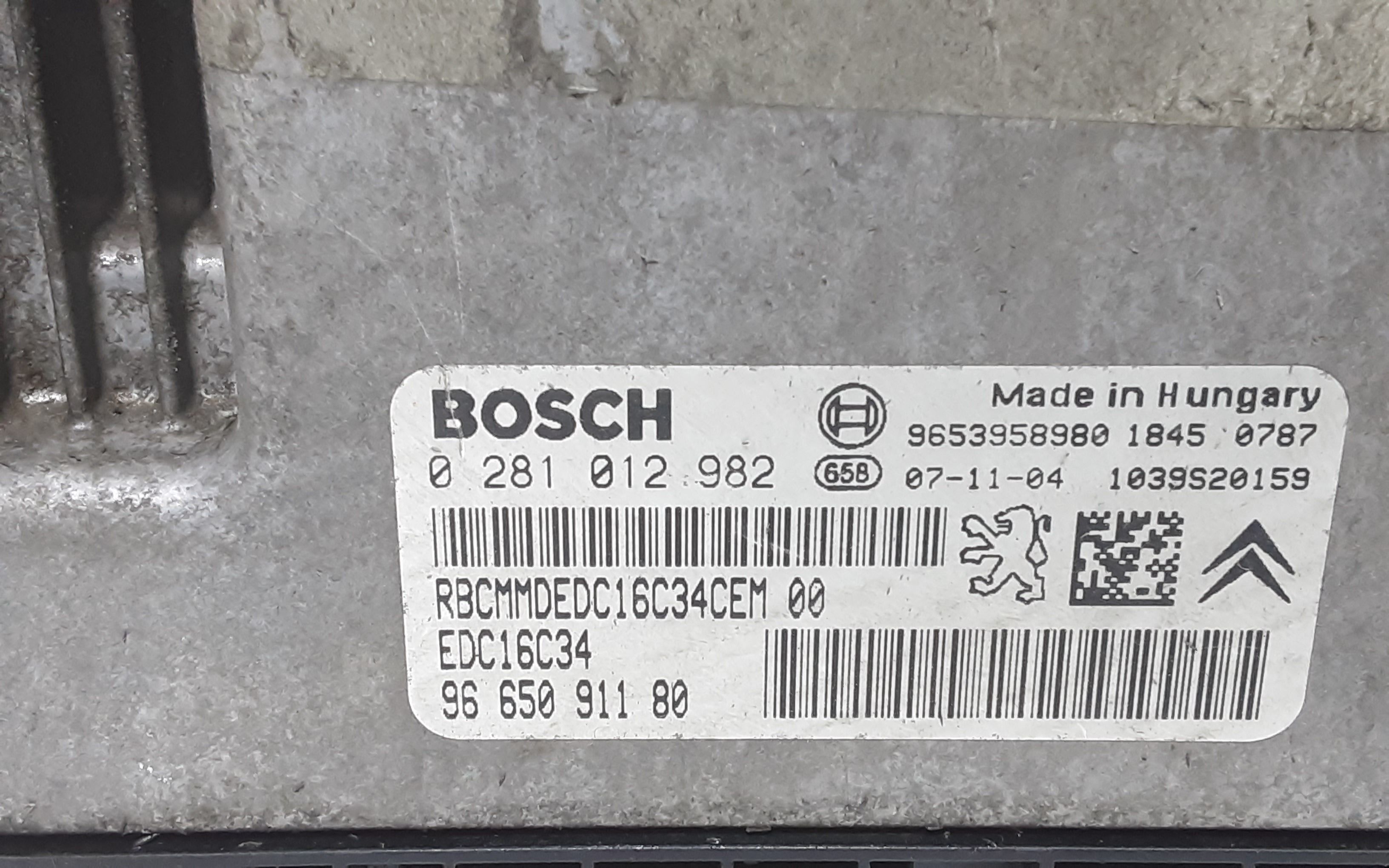 Centralina motore FIAT Scudo 3 Serie