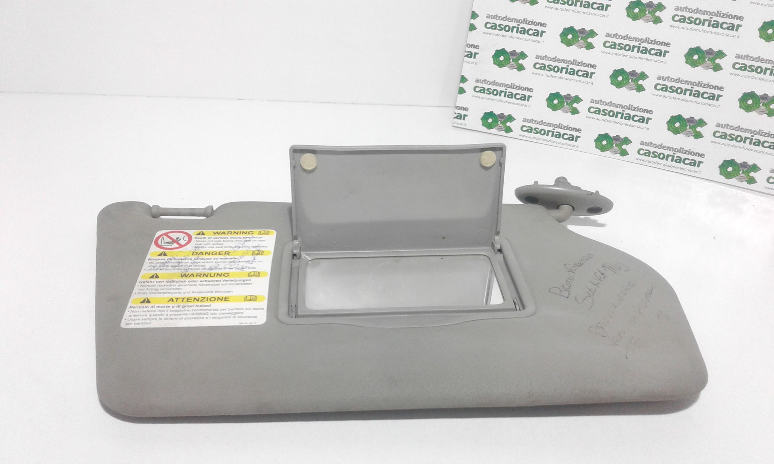 Parasole aletta Lato Passeggero MAZDA 2 Berlina 1 Serie