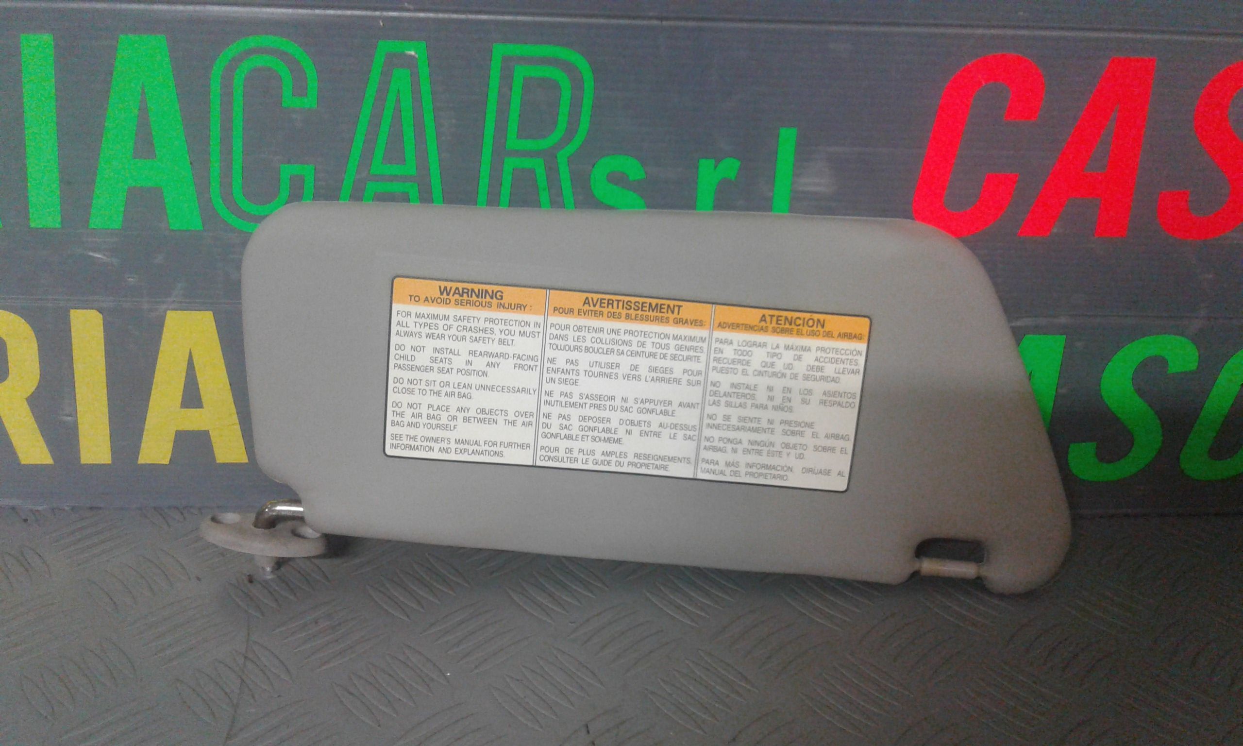 Parasole aletta anteriore Lato Guida DAEWOO Matiz 1 Serie