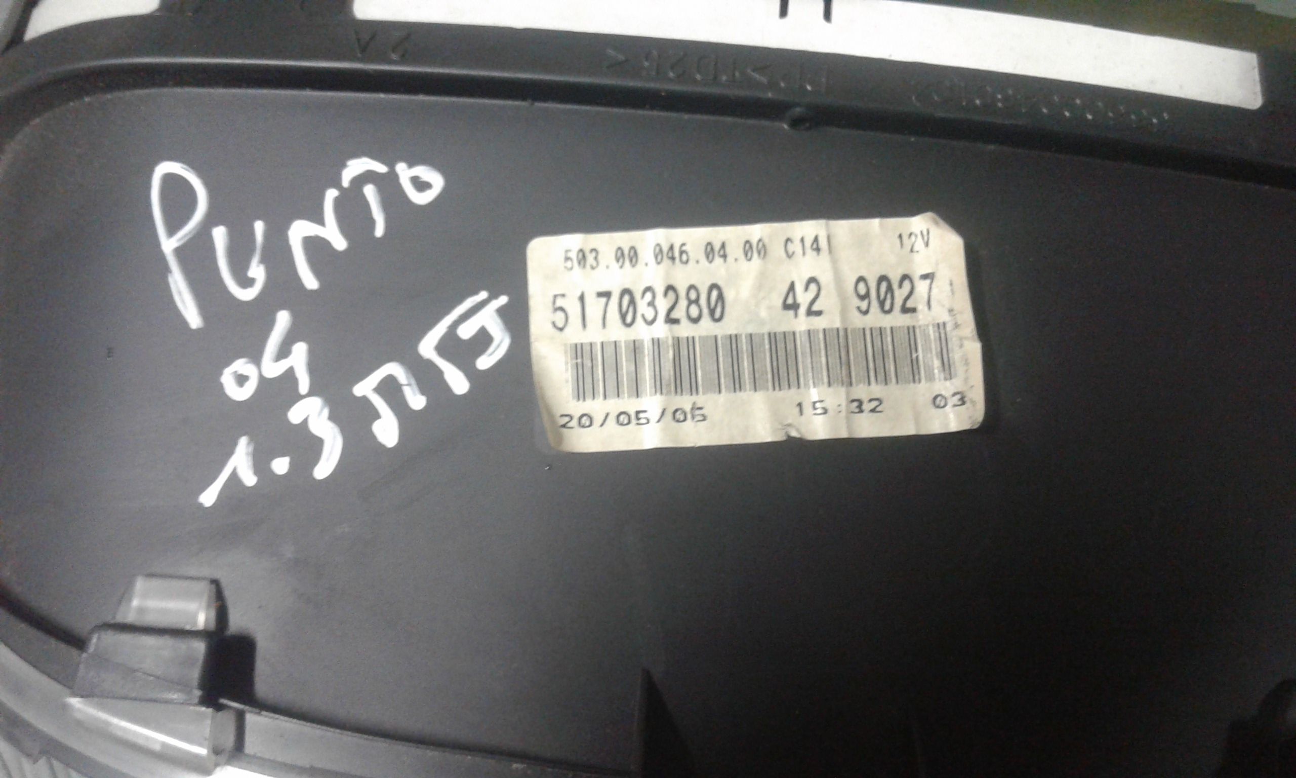 Quadro Strumenti FIAT Punto Berlina 5P 3 Serie