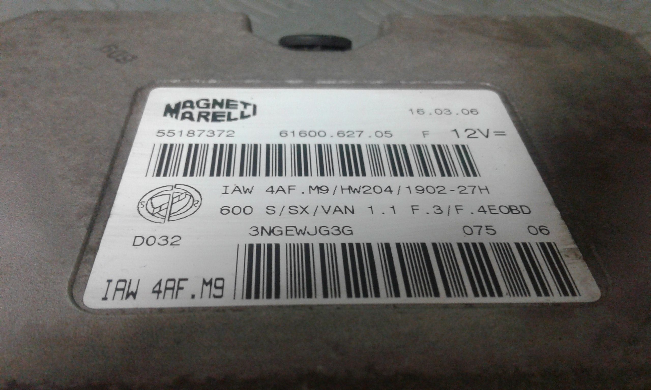 Centralina motore FIAT Seicento 2 Serie