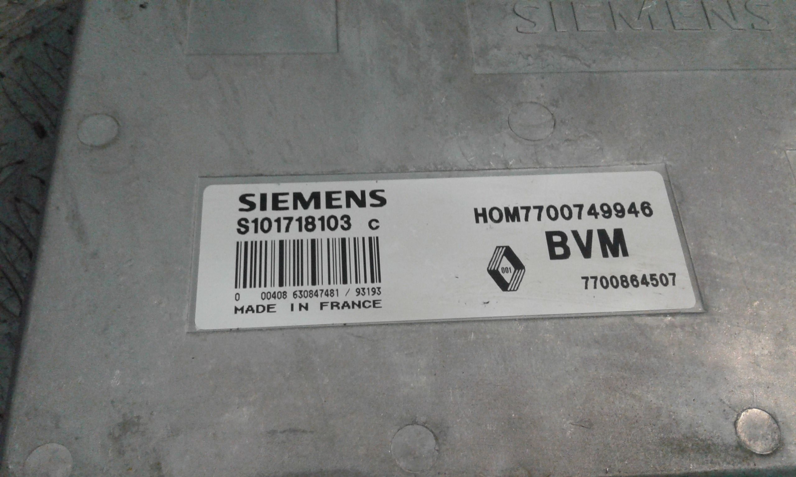 Centralina motore RENAULT 19 Serie