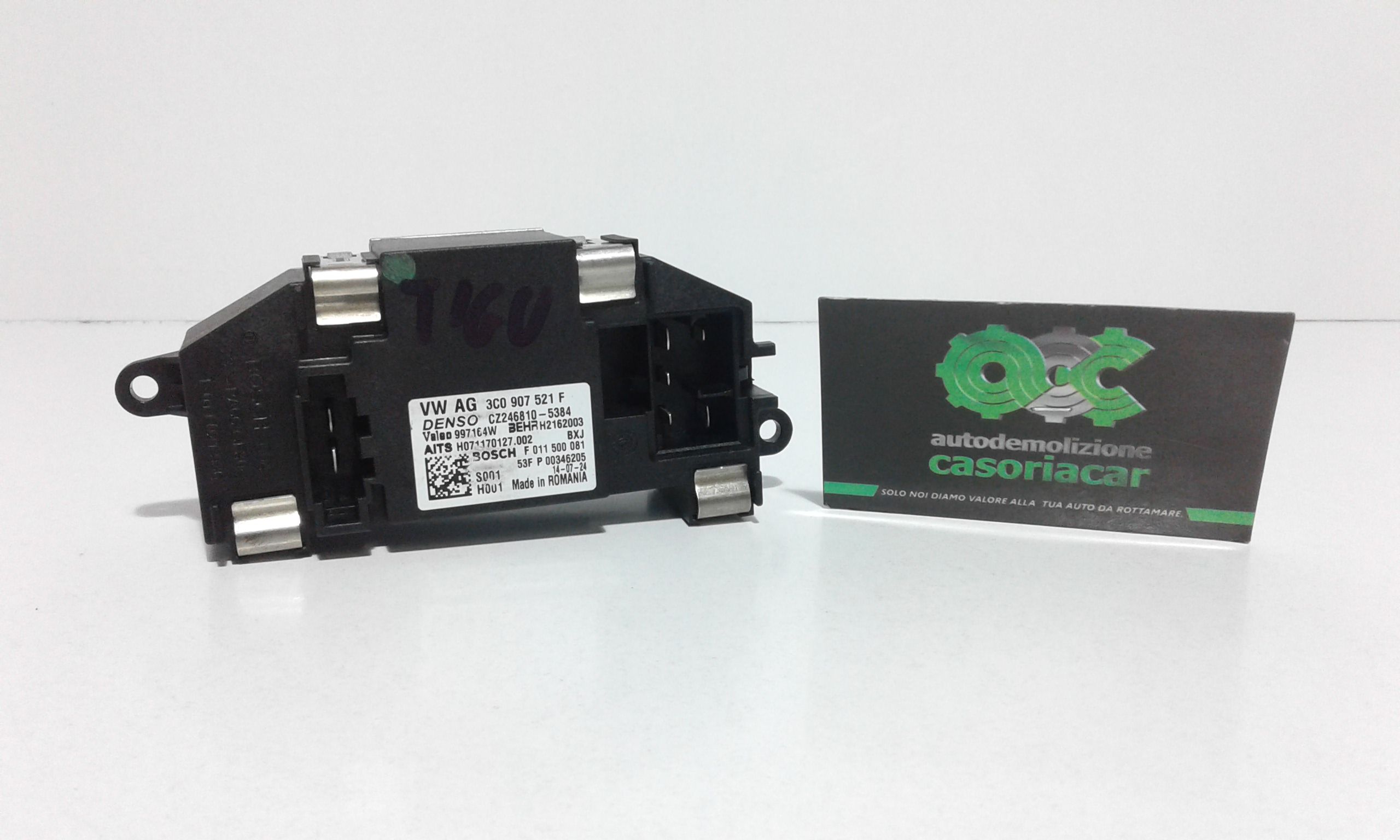 Resistenza riscaldamento VOLKSWAGEN Tiguan 2 Serie