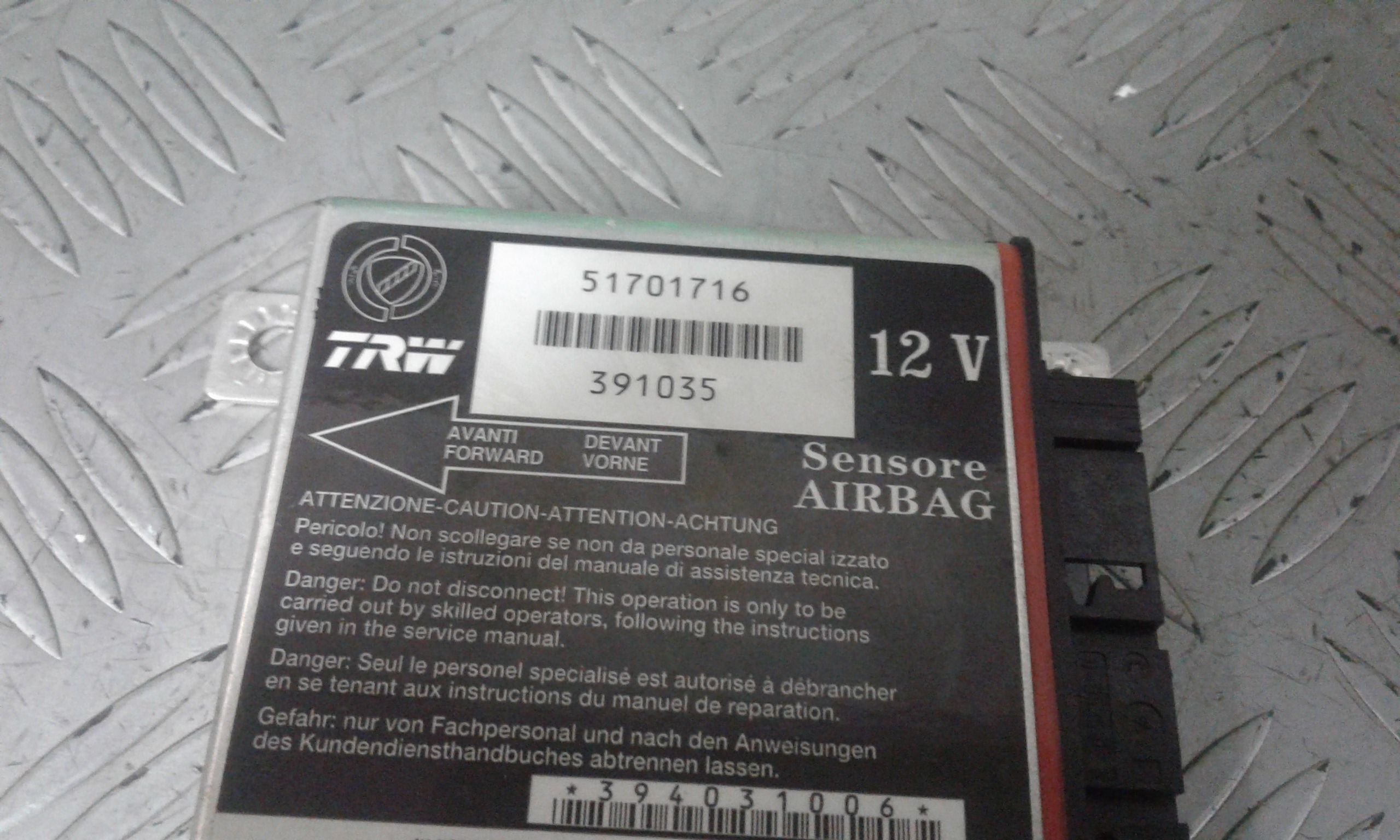 Centralina Airbag FIAT Grande Punto 1 Serie