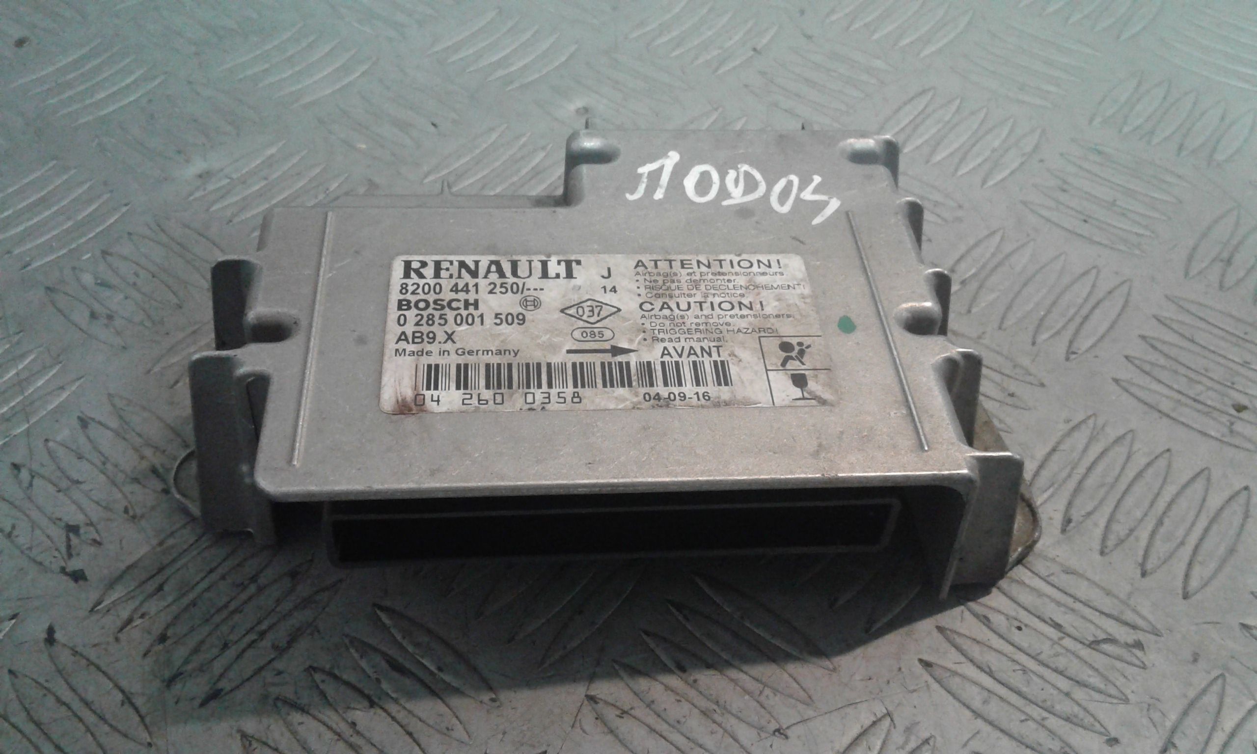 Centralina Airbag RENAULT Modus 1 Serie