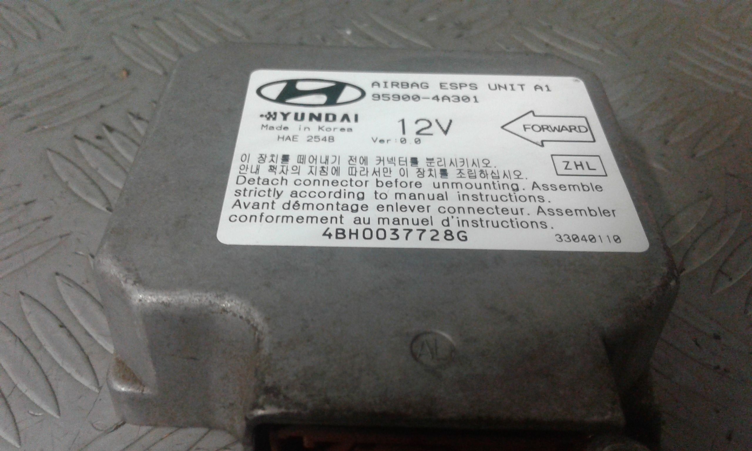 Centralina Airbag HYUNDAI H1 1 Serie Furgonato