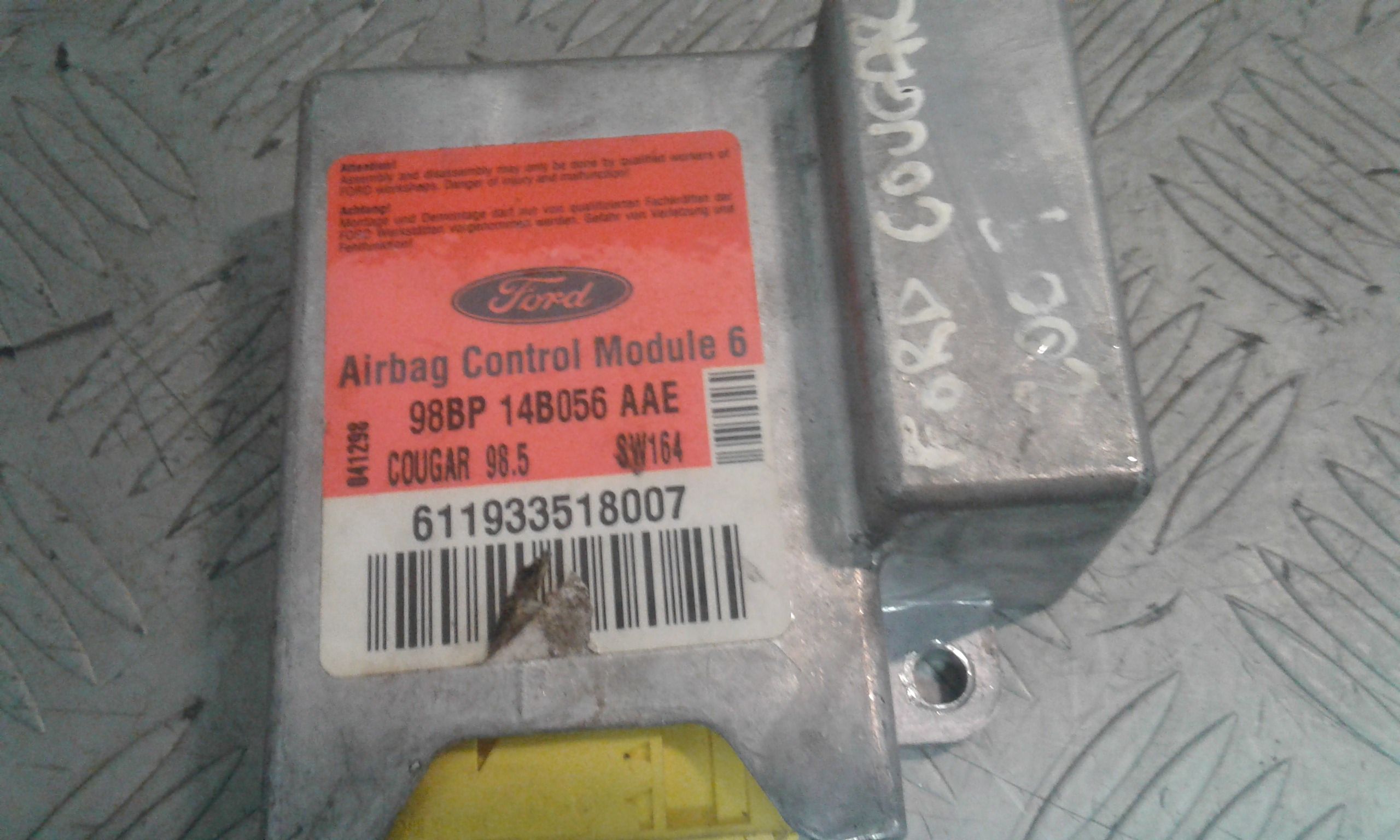 Centralina Airbag FORD Cougar 1 Serie