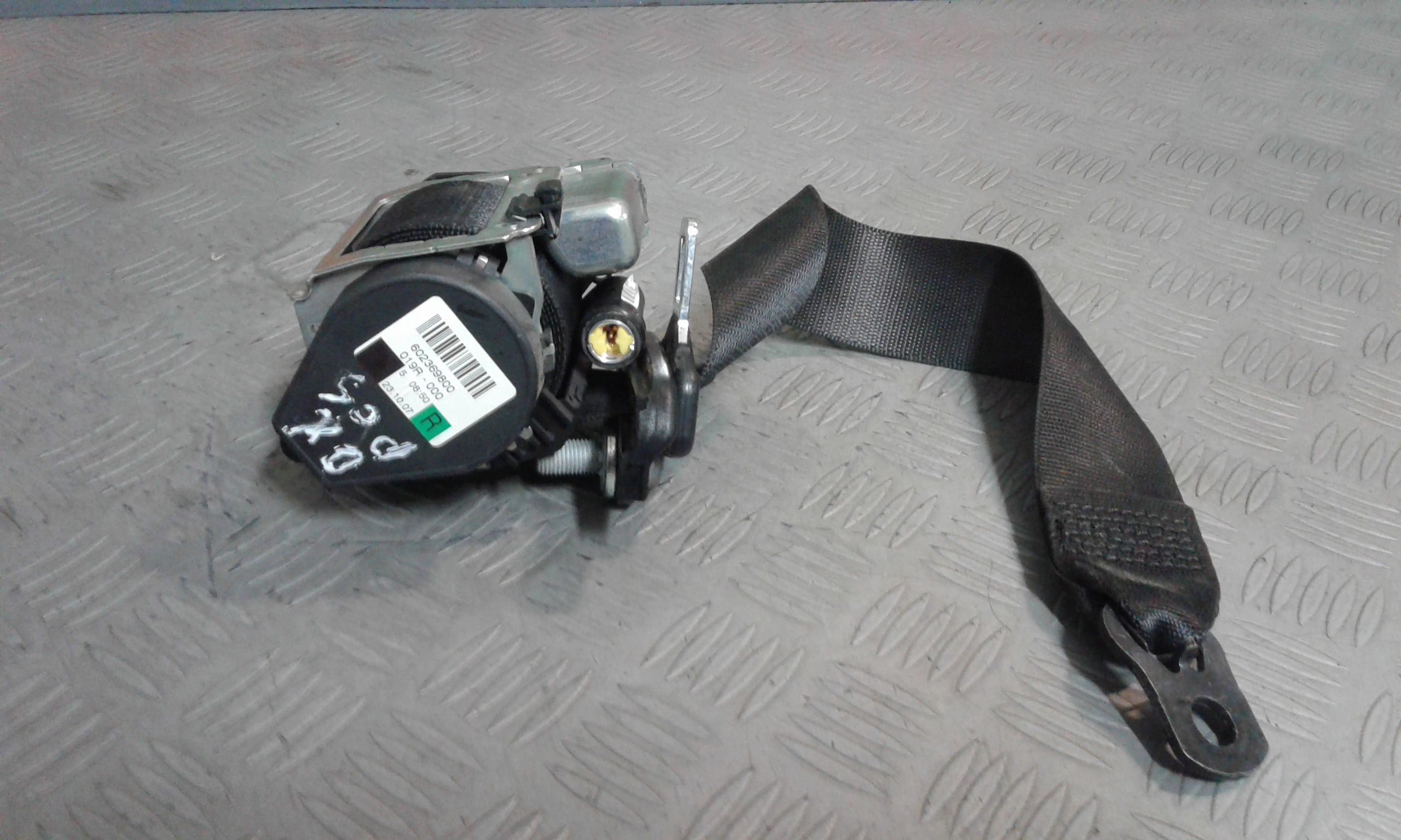 Cintura di sicurezza Posteriore DX passeggero con pretension MERCEDES Classe A W169 3 Serie