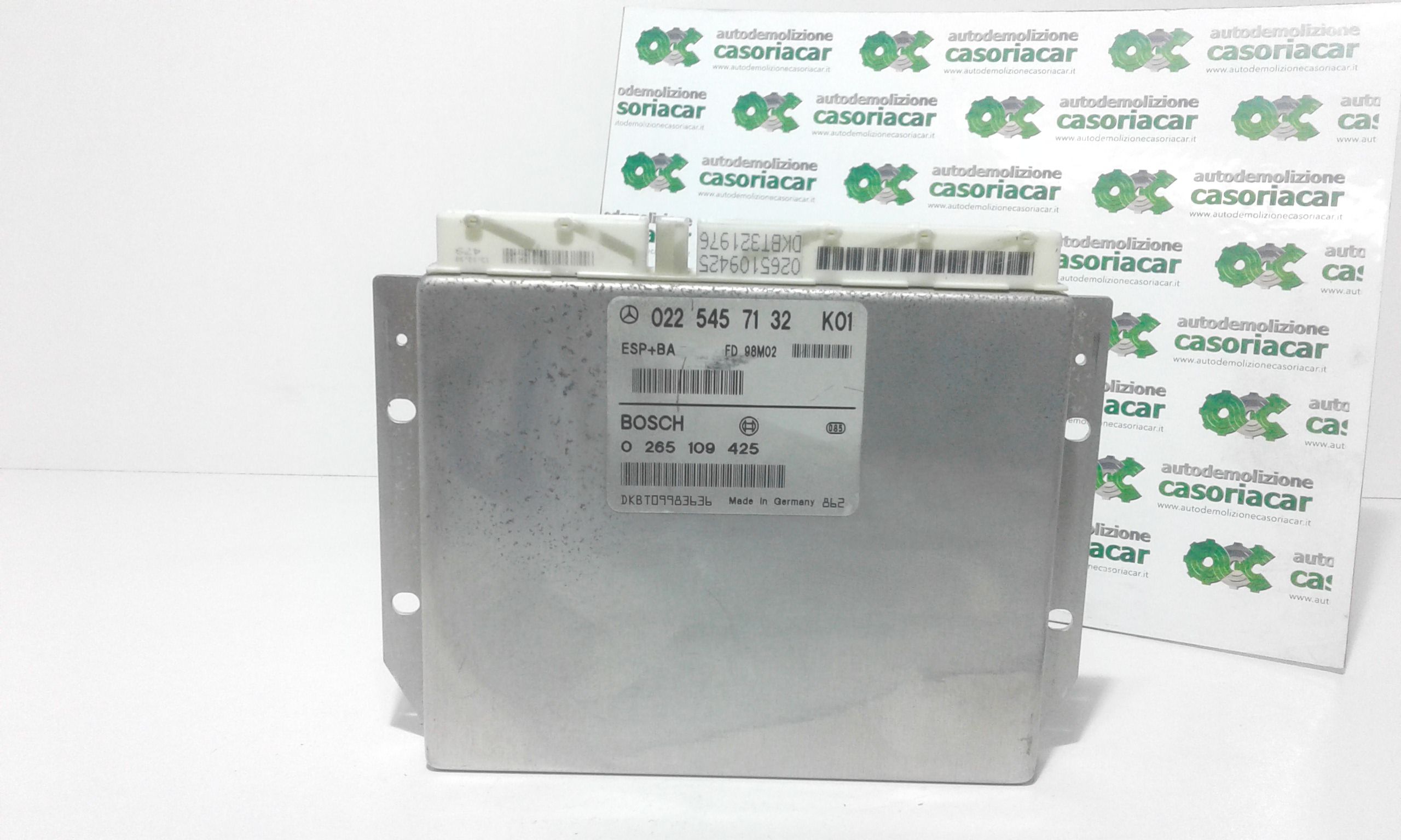 ESP MERCEDES Classe A W168 1 Serie