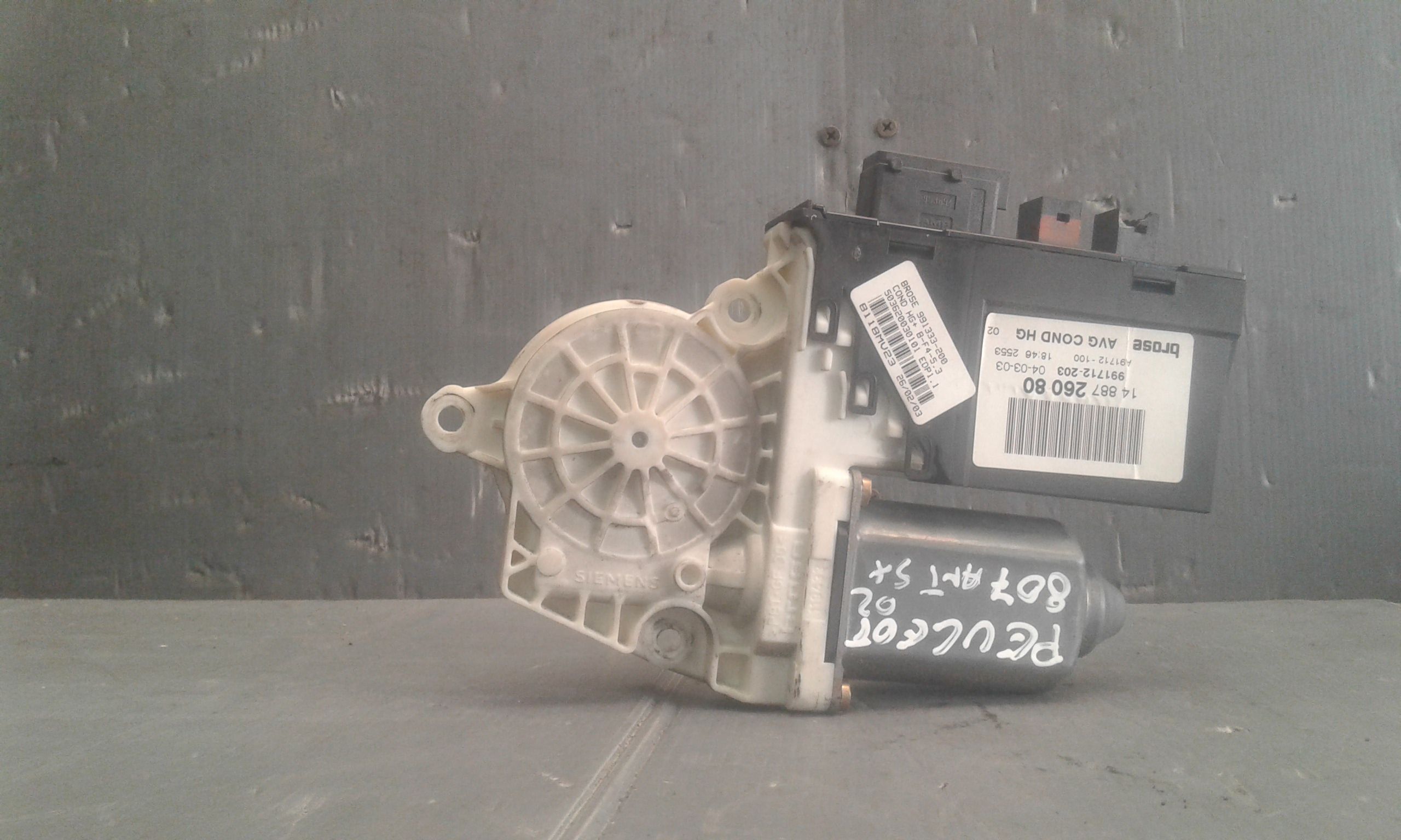 Motorino Alzavetro anteriore Sinistro PEUGEOT 807 1 Serie