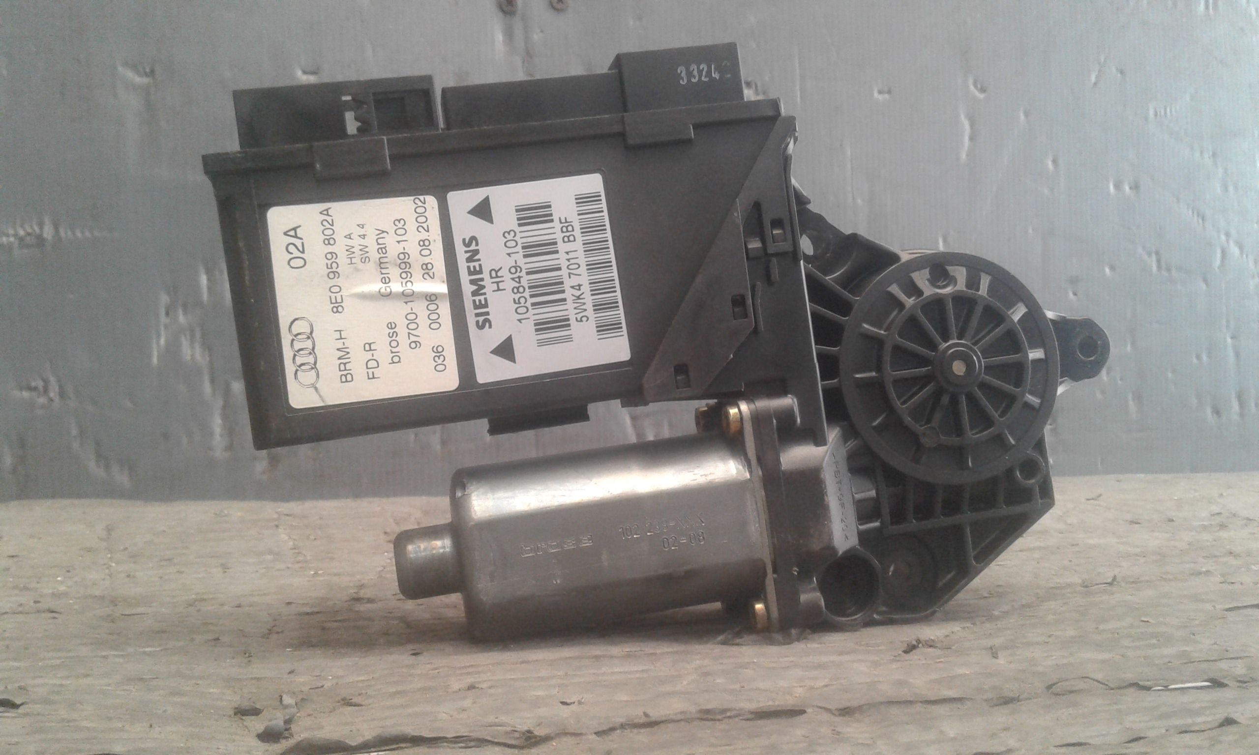 Motorino Alzavetro posteriore destra AUDI A4 Avant 2 Serie