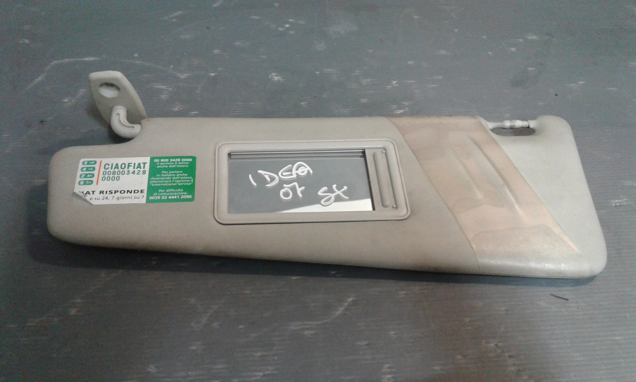 Parasole anteriore Lato Guida FIAT Idea 2 Serie