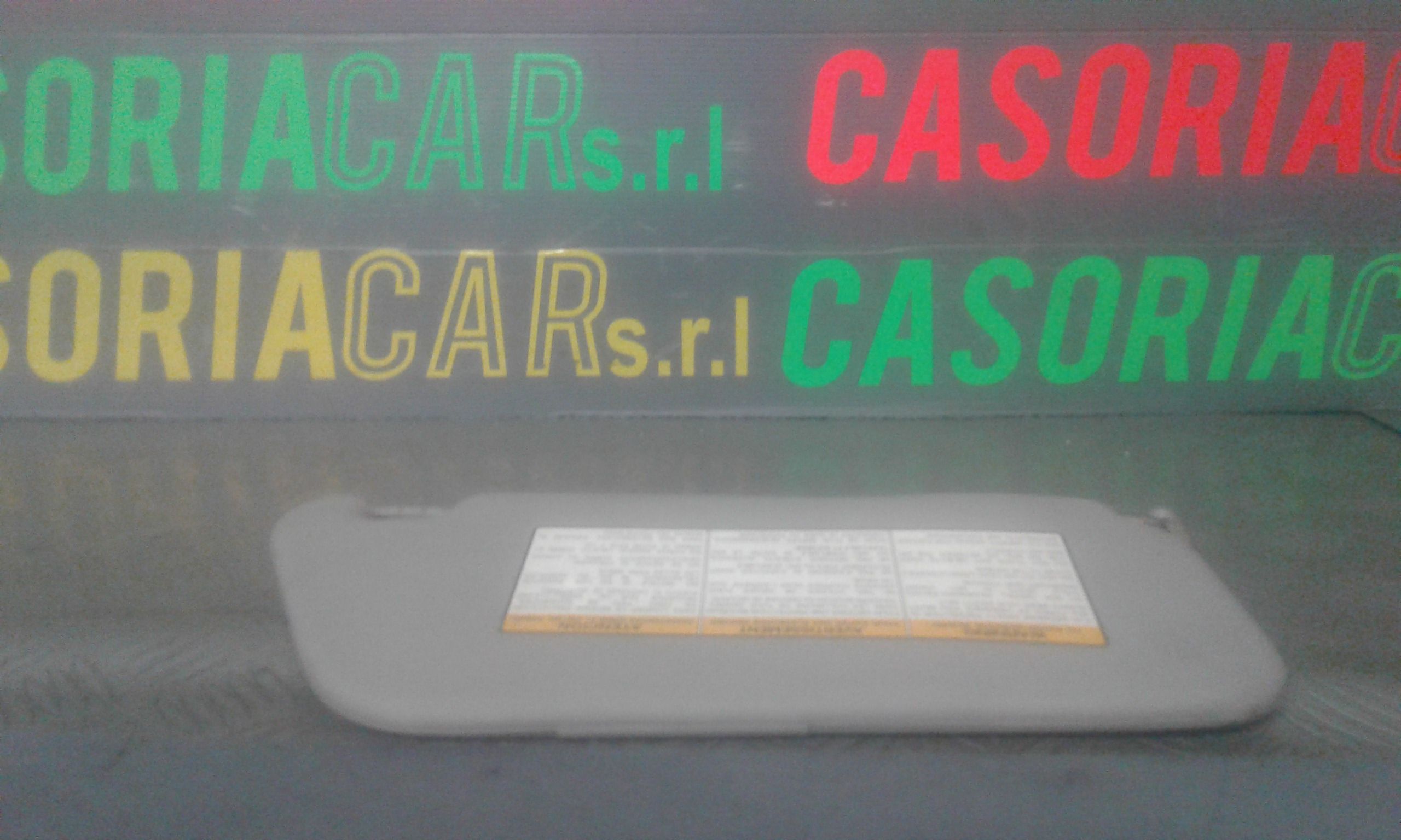 Parasole anteriore Lato Guida DAEWOO Matiz 1 Serie