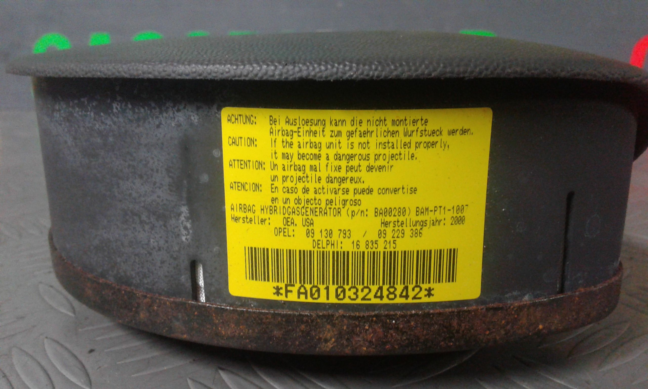 Airbag Volante OPEL Corsa C 5P 1 Serie