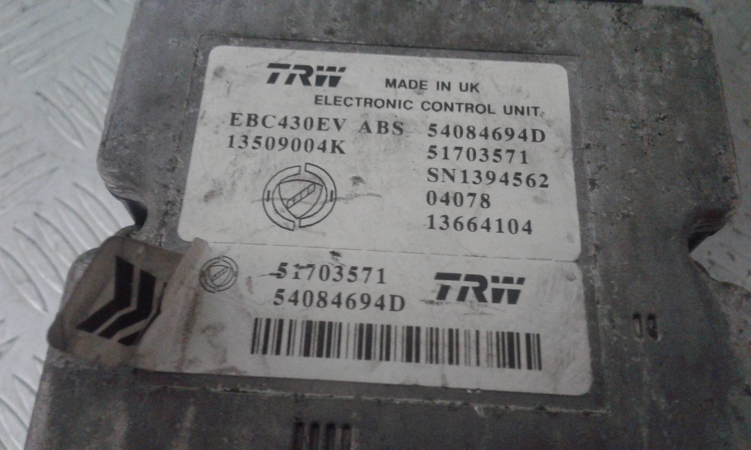 ABS LANCIA Ypsilon 1 Serie