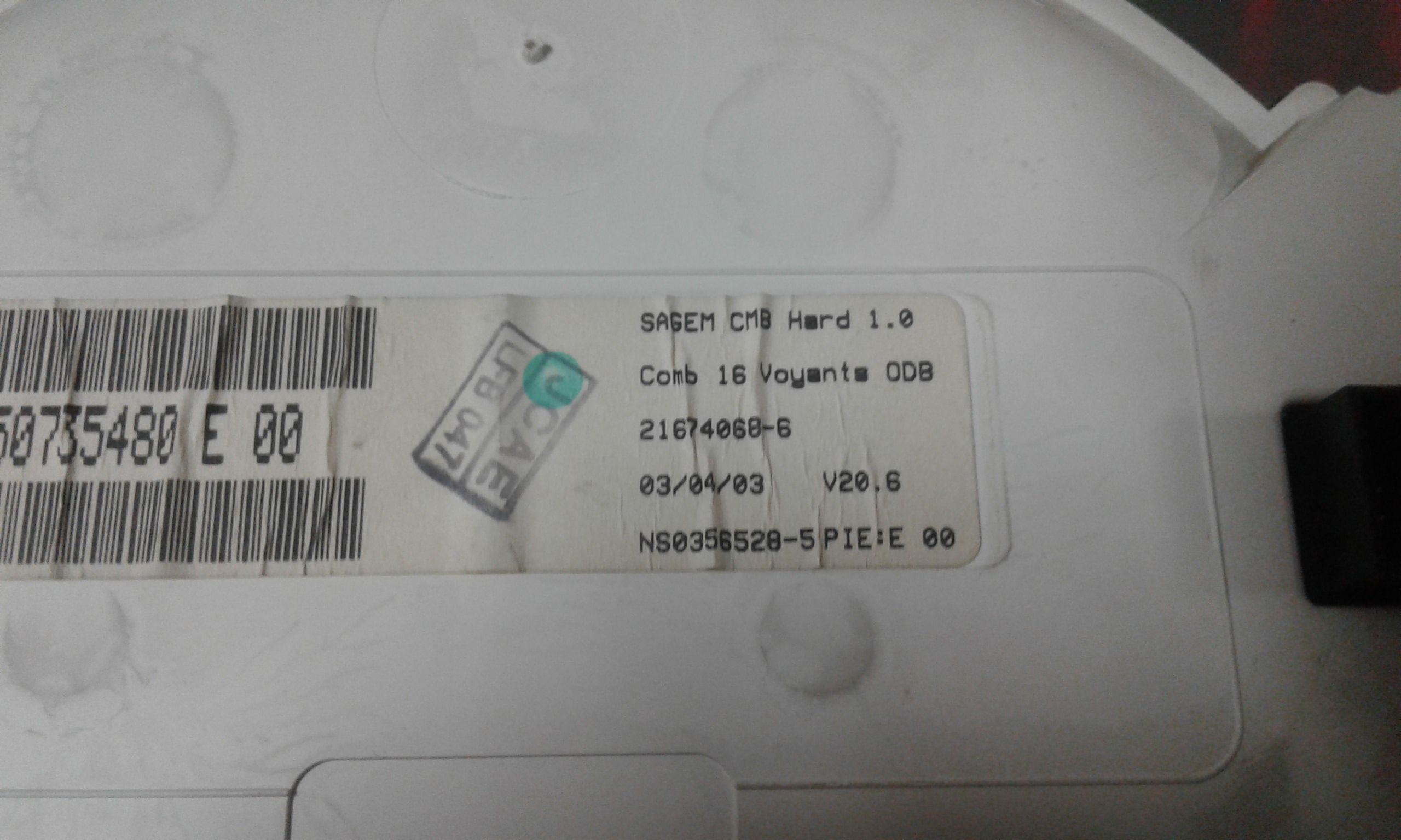 Quadro Strumenti CITROEN C3 1 Serie