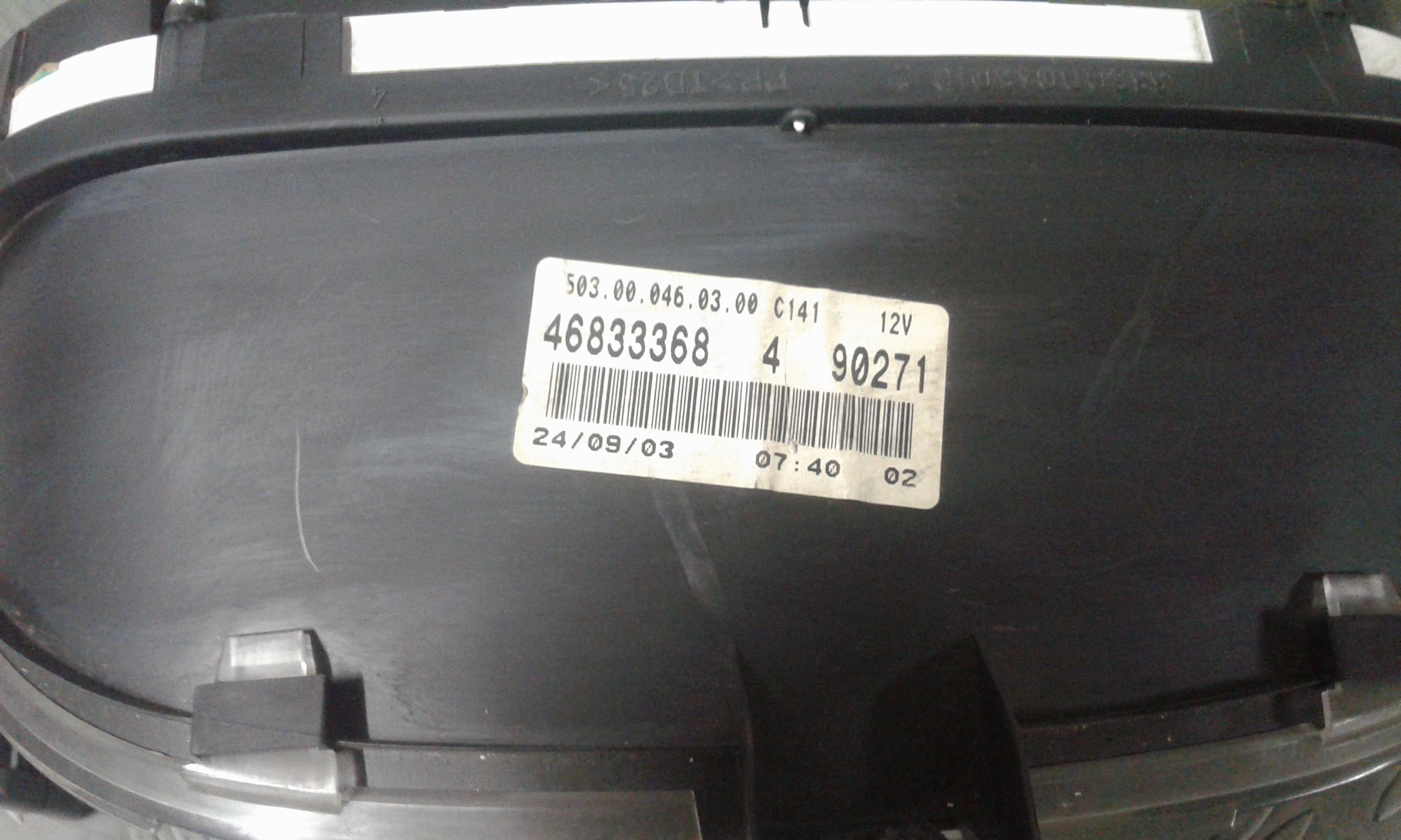 Quadro Strumenti FIAT Punto Berlina 3P 3 Serie