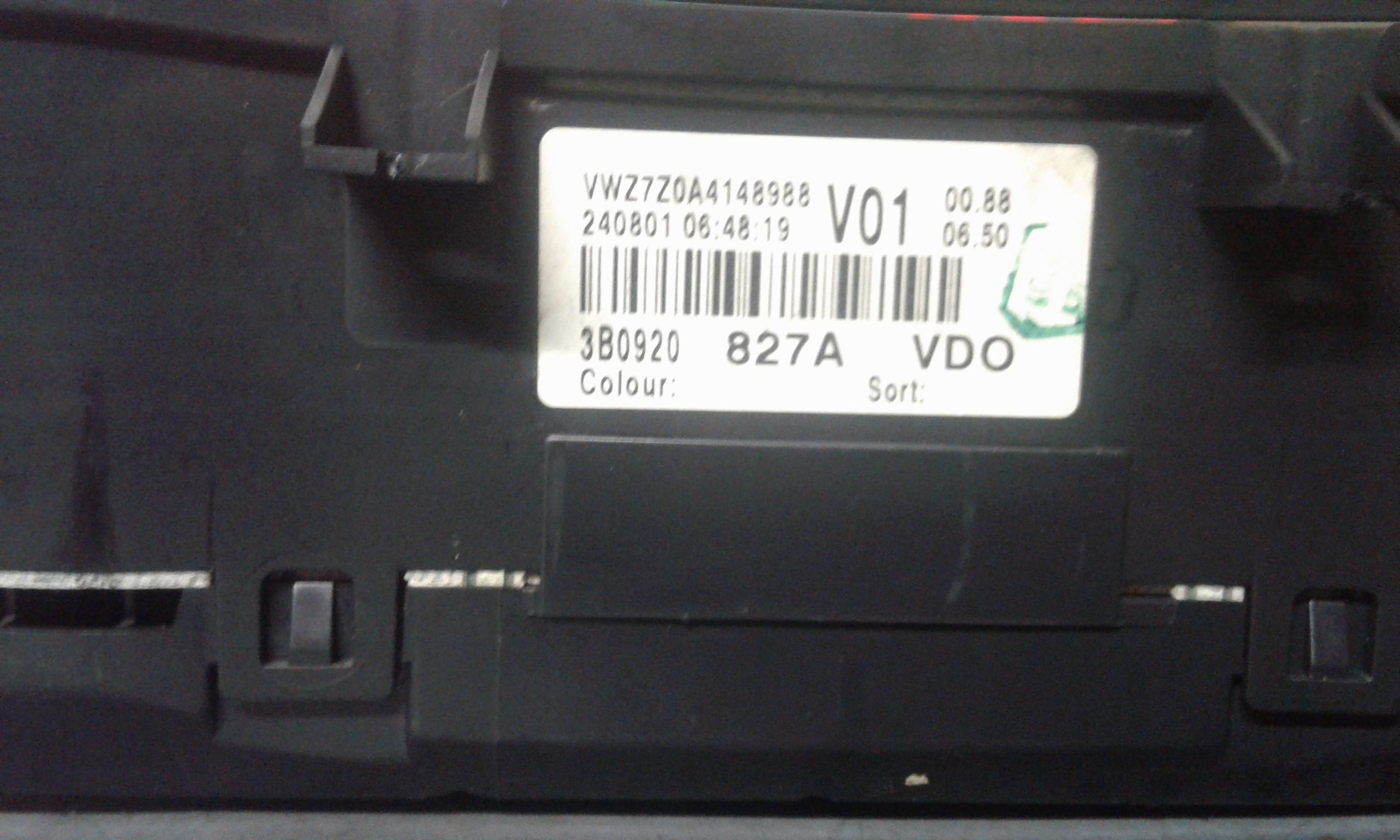 Quadro Strumenti VOLKSWAGEN Passat Variant 3 Serie