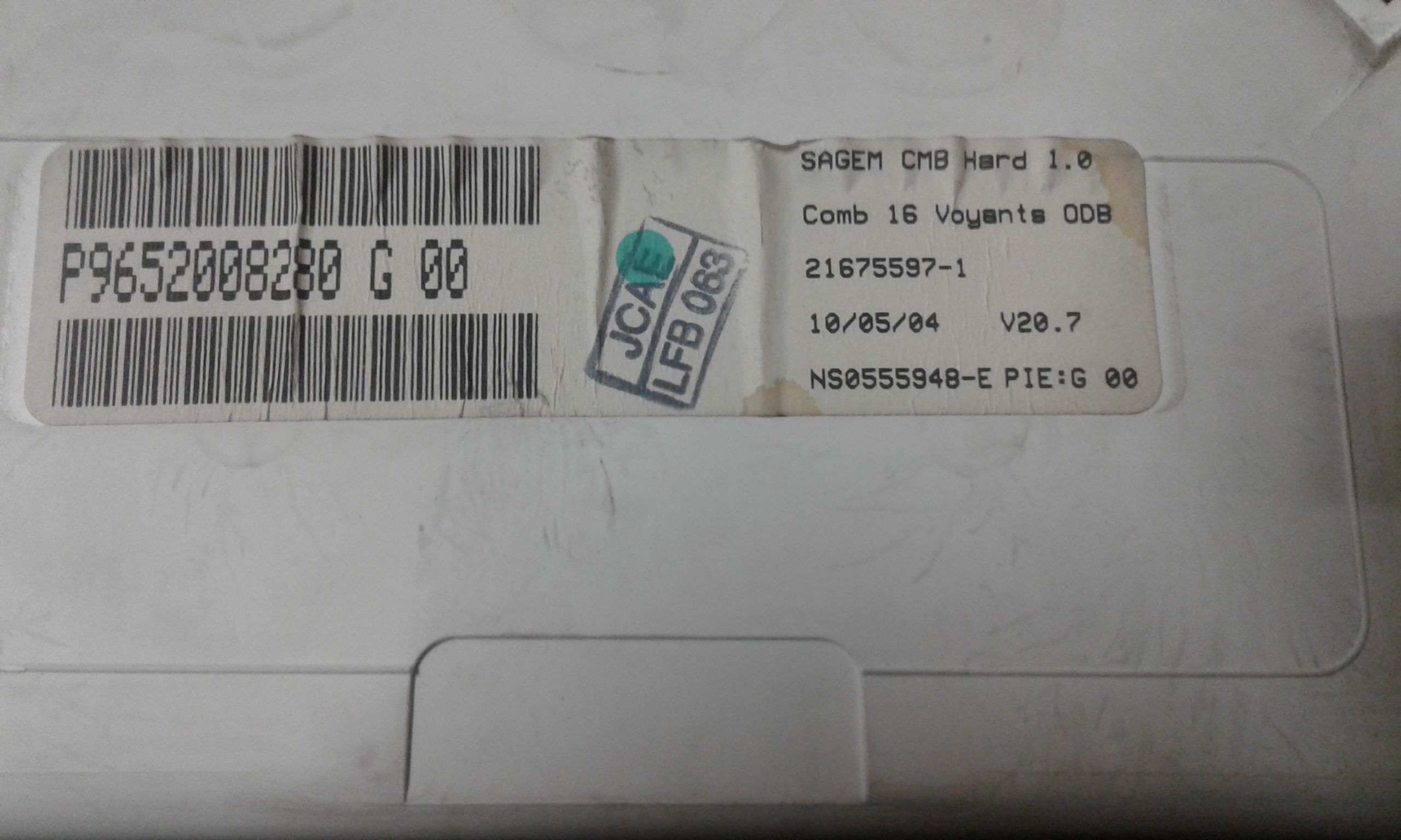 Quadro Strumenti CITROEN C3 1 Serie