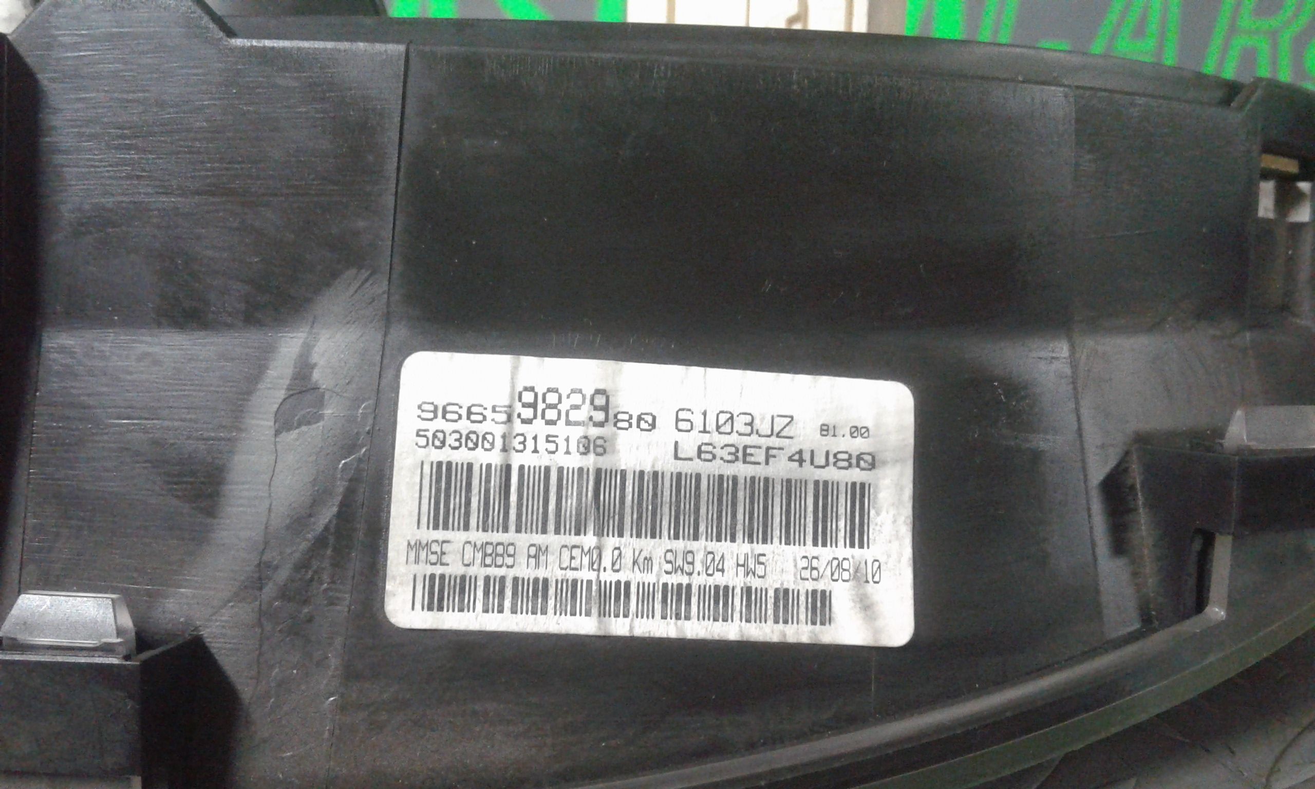 Quadro Strumenti PEUGEOT Partner 3 Serie