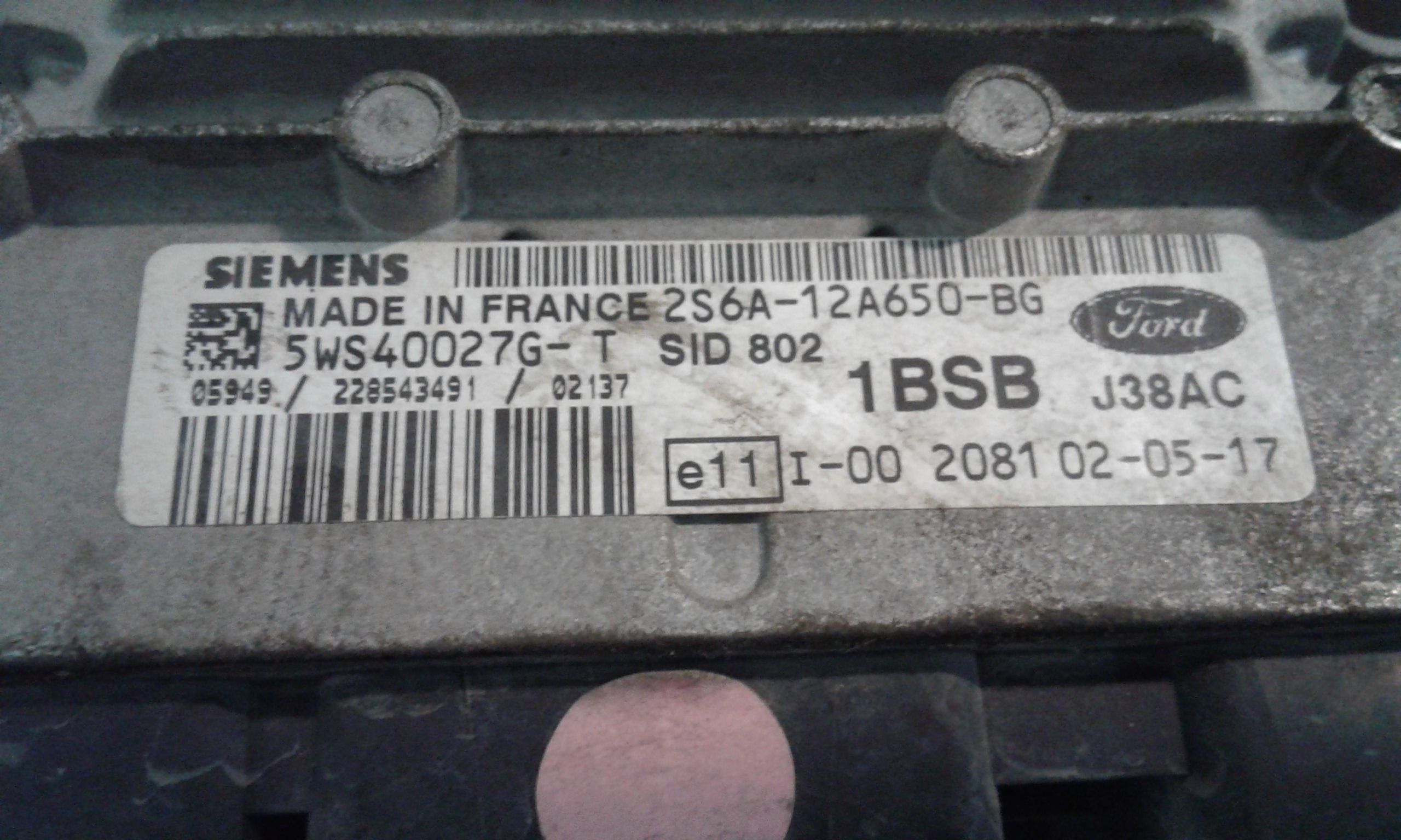 Centralina motore FORD Fiesta 4 Serie