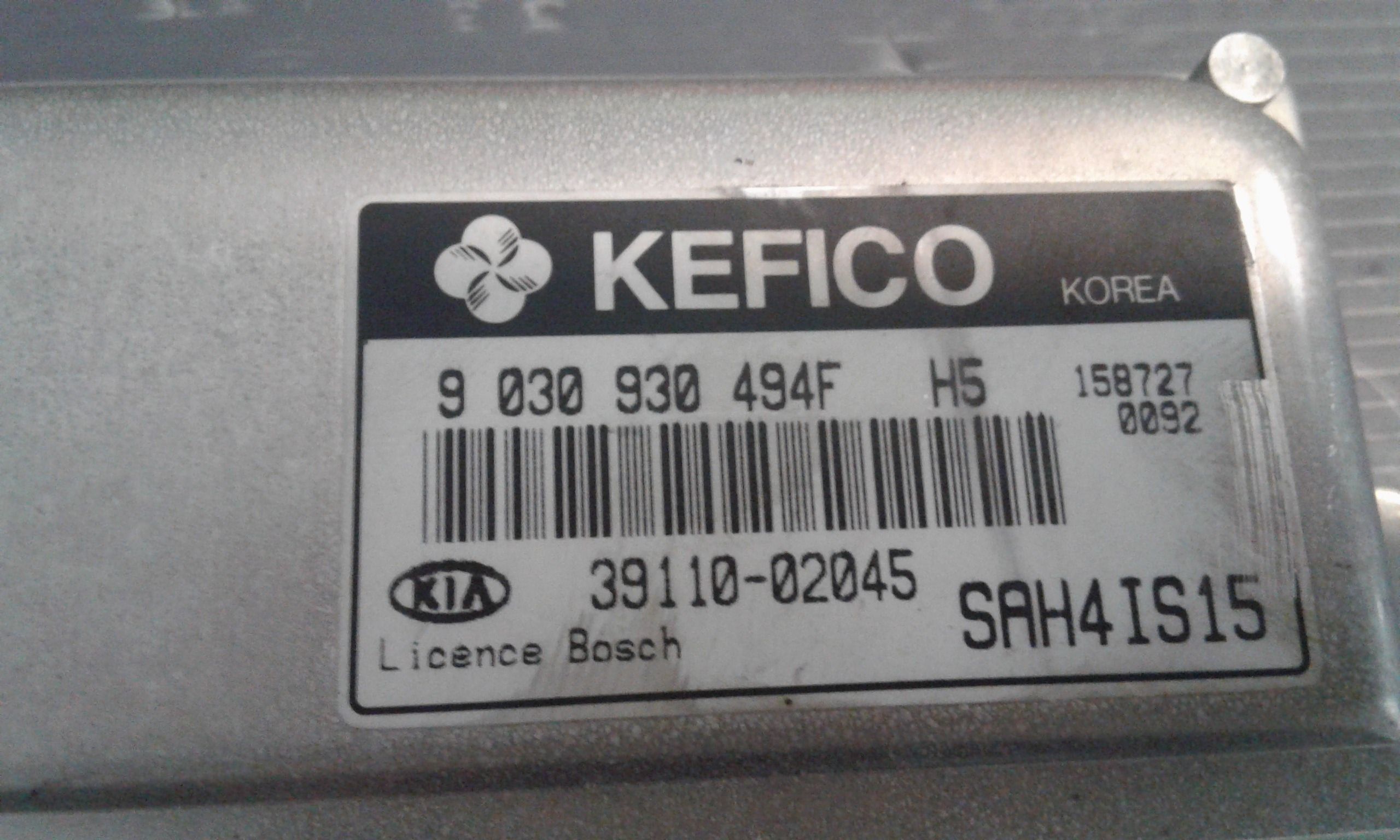 Centralina motore KIA Picanto 1 Serie