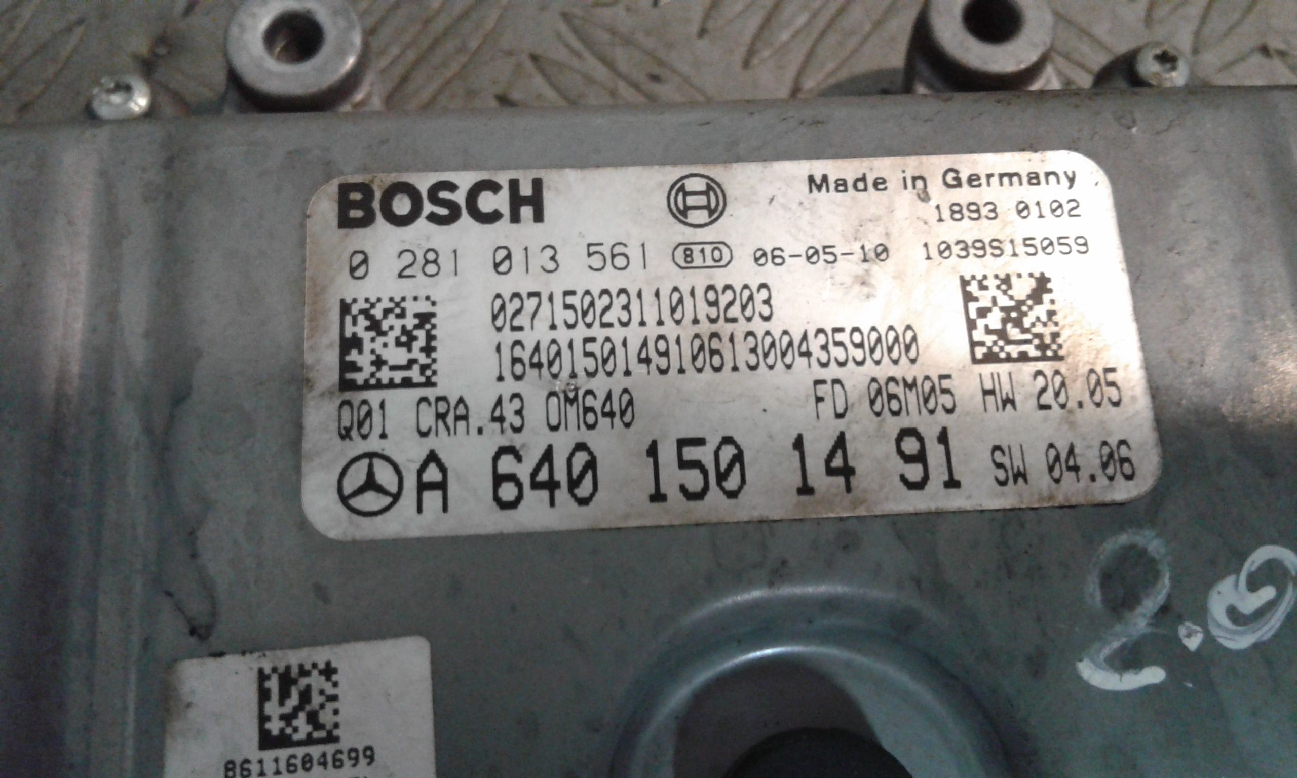 Centralina motore MERCEDES Classe B W245 1 Serie