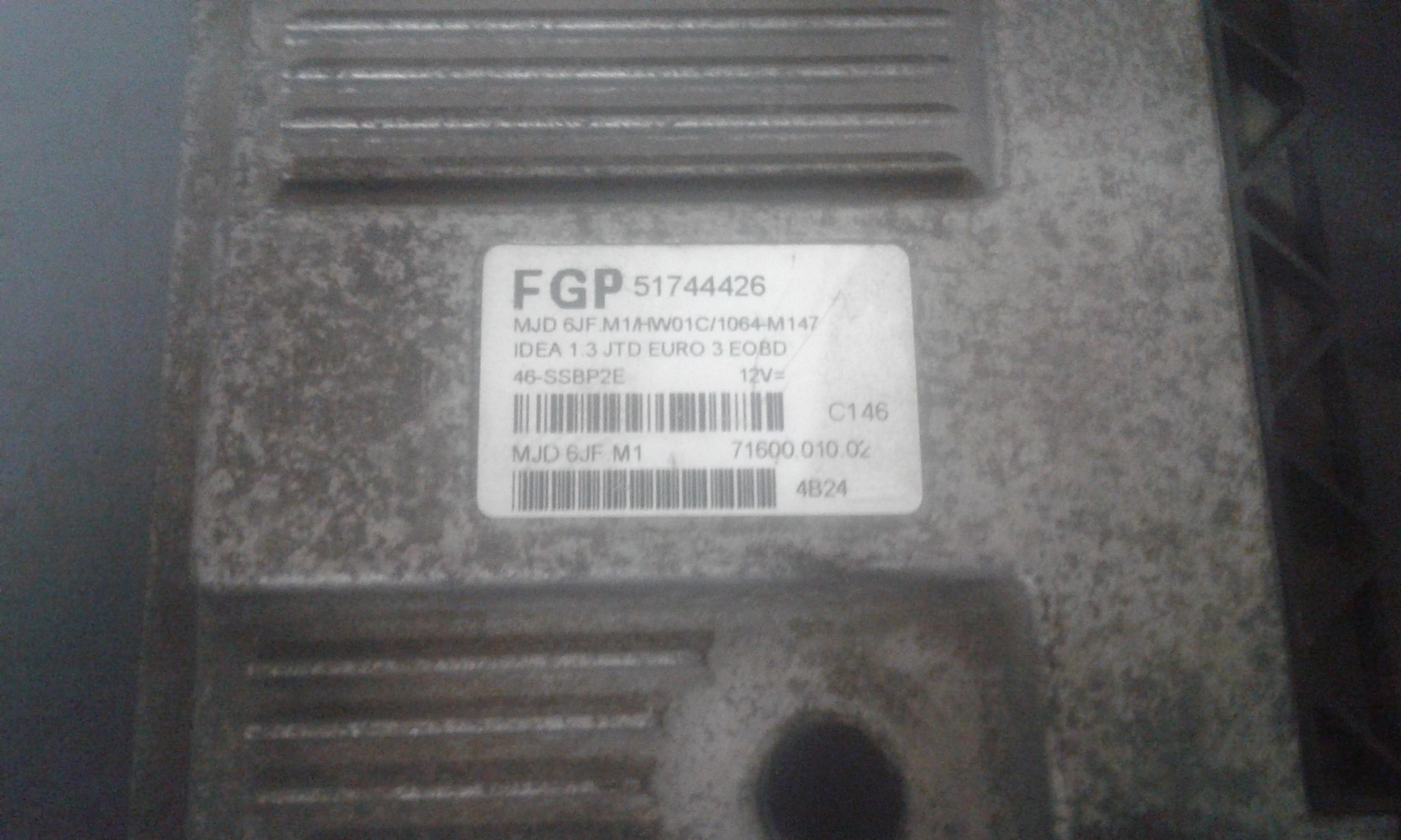 Centralina motore FIAT Idea 1 Serie