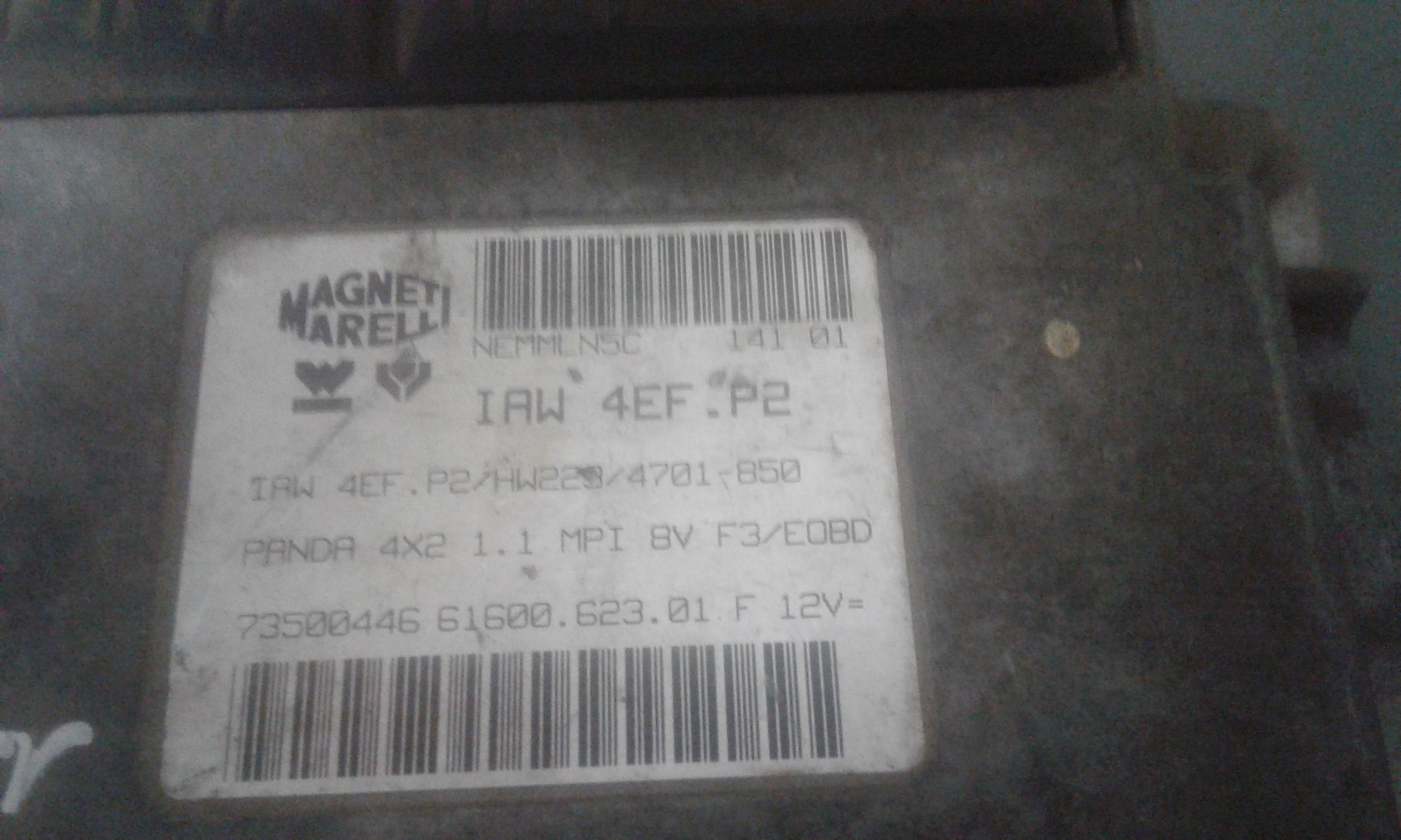 Centralina motore FIAT Panda 1 Serie