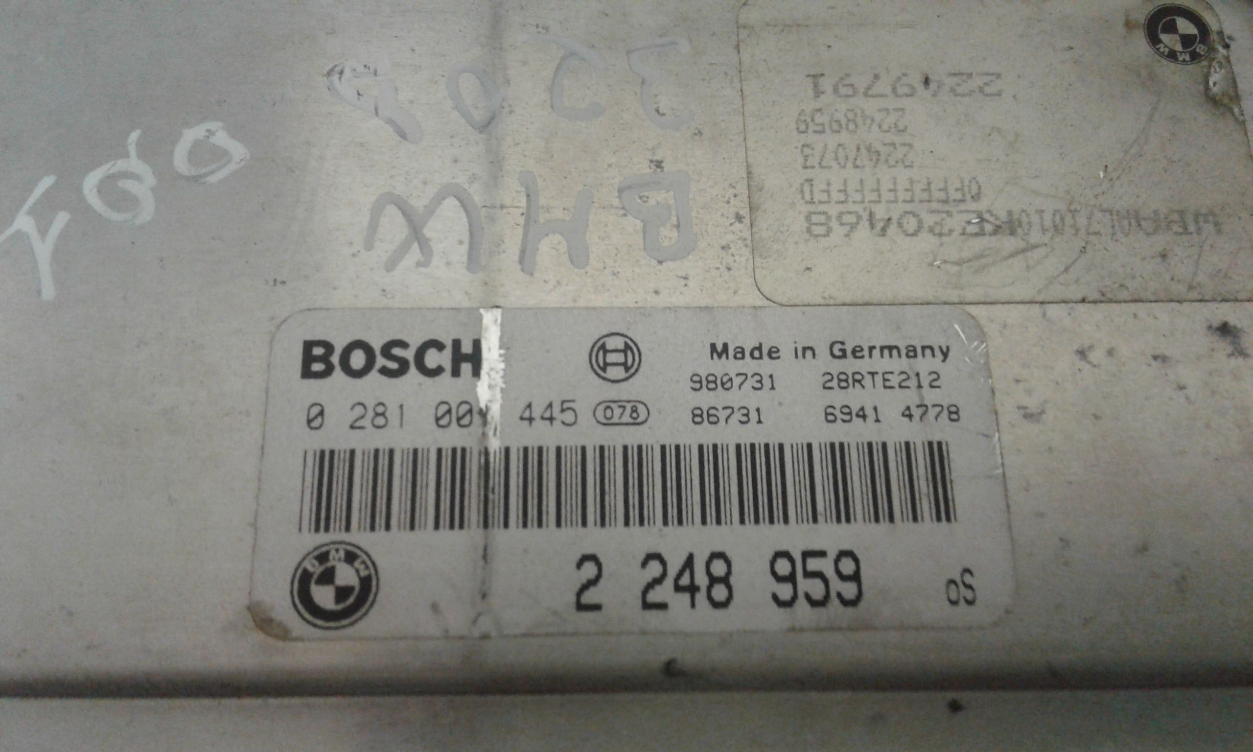 Centralina motore BMW Serie 3 E46 Berlina