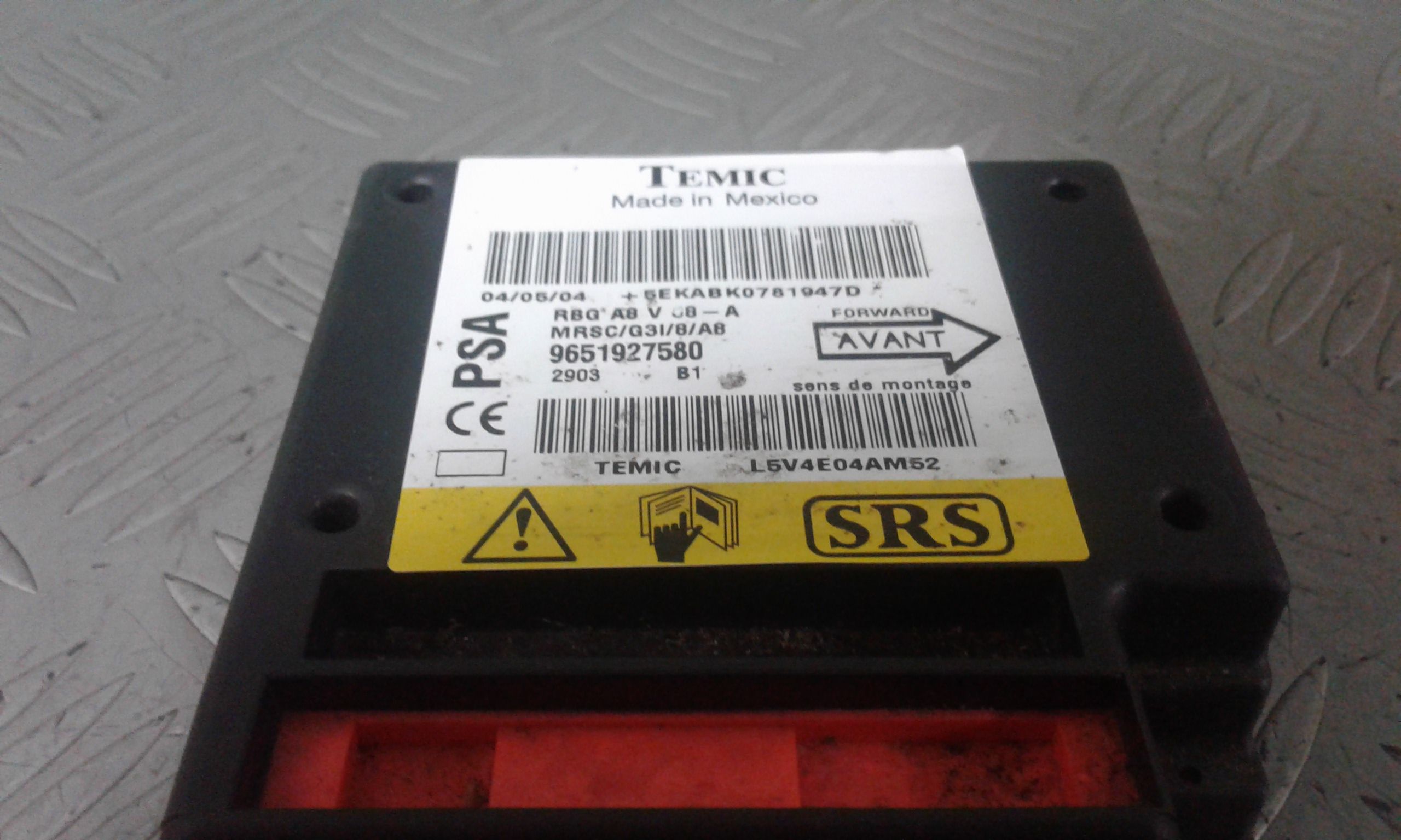 Centralina Airbag CITROEN C3 1 Serie