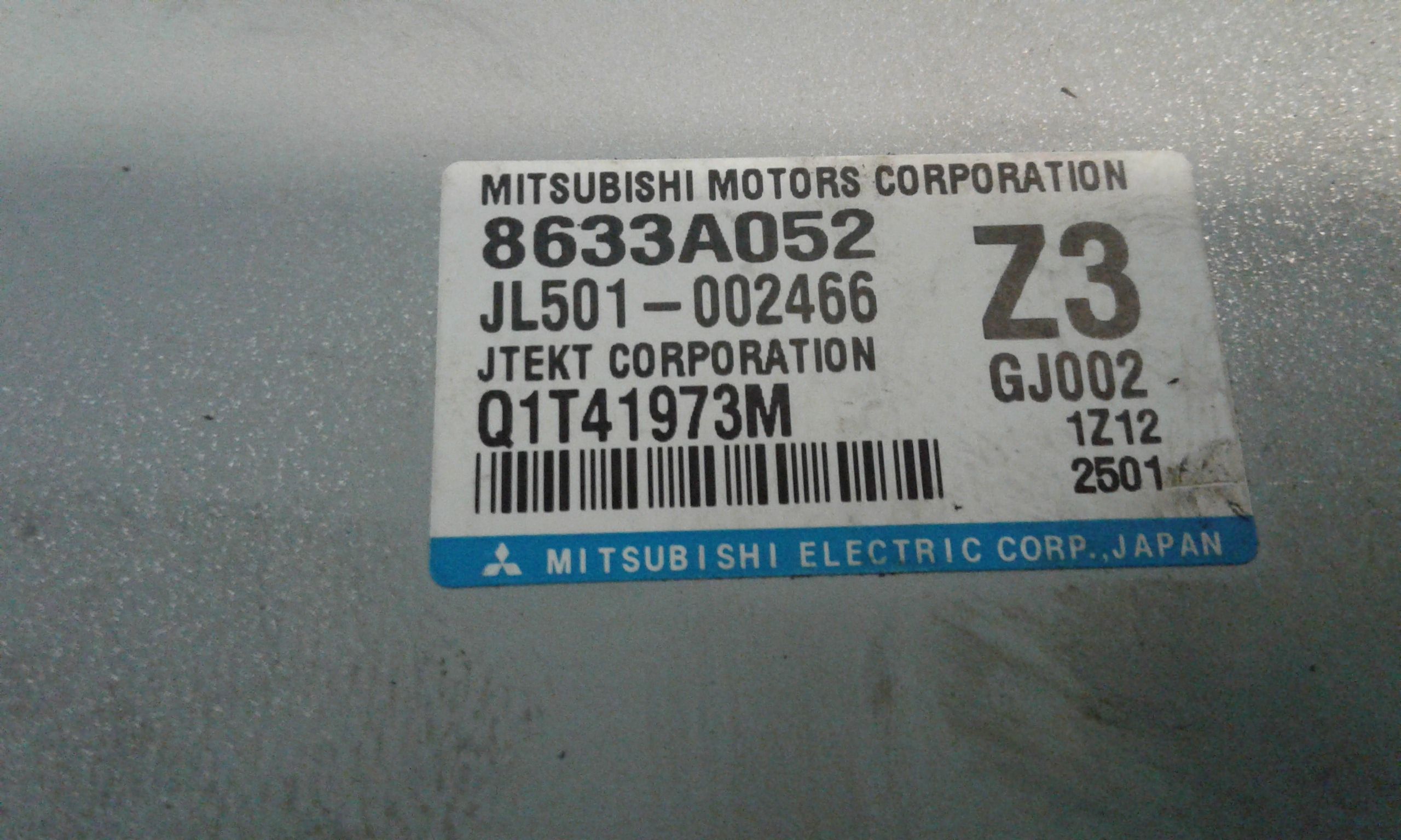 Centralina Servosterzo MITSUBISHI ASX 1 Serie