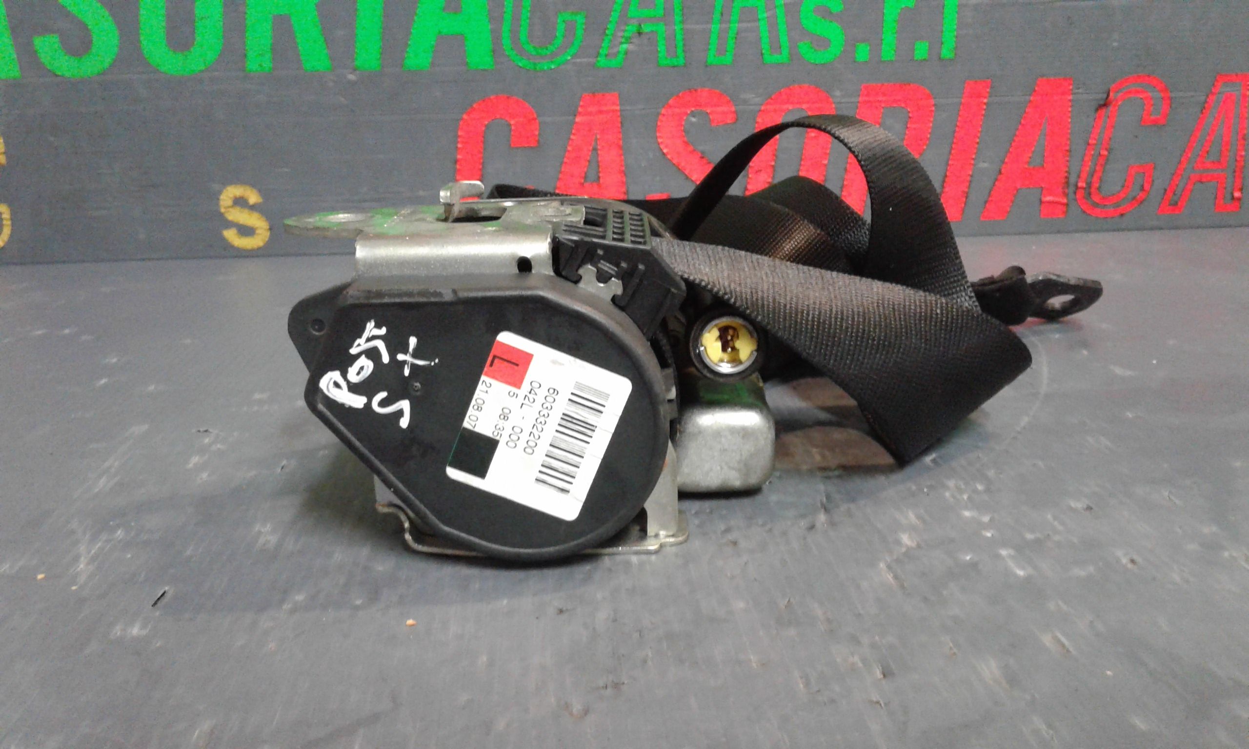 Cintura di sicurezza Posteriore SX guida con pretensionatore MERCEDES Classe B W245 1 Serie