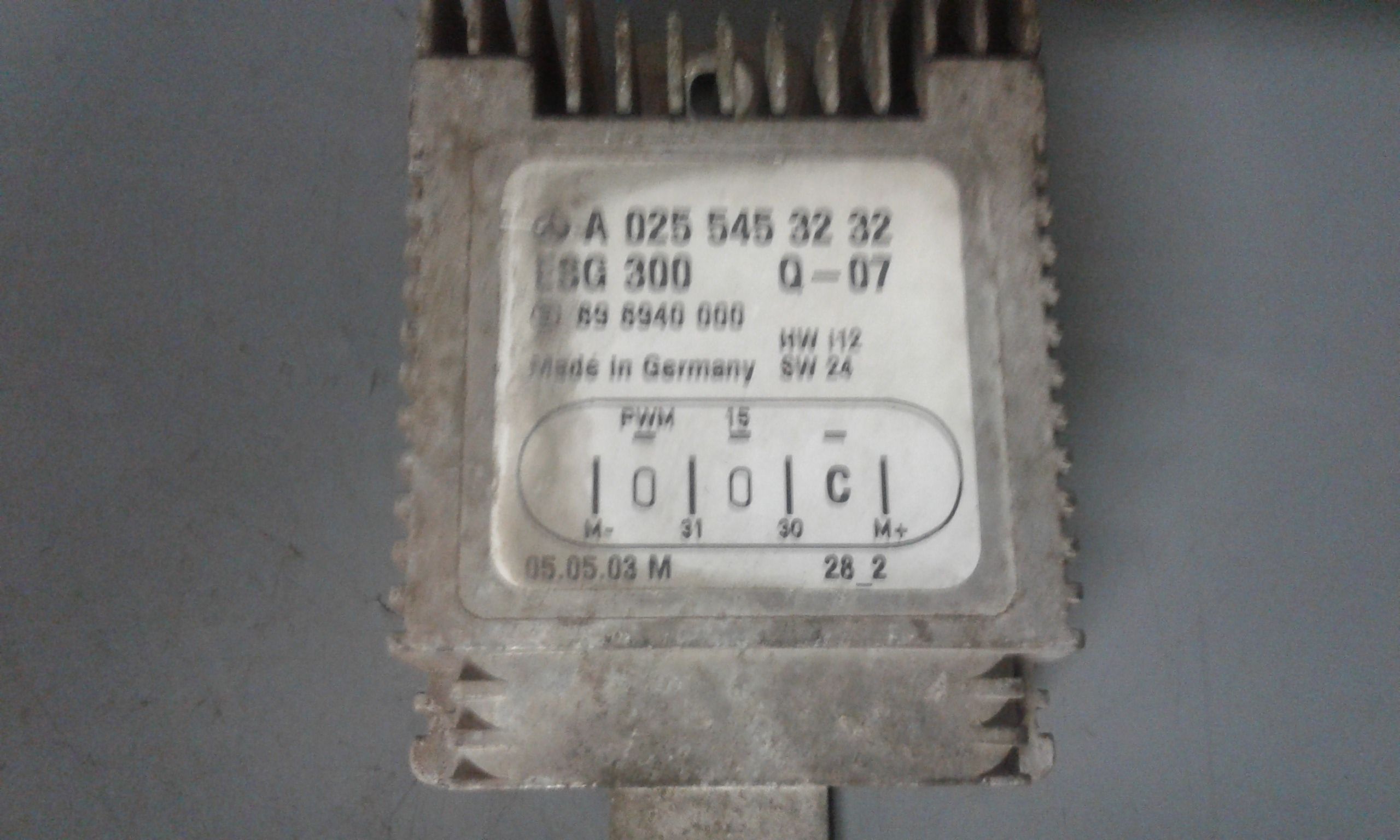 Centralina Ventola abitacolo MERCEDES Classe A W168 2 Serie