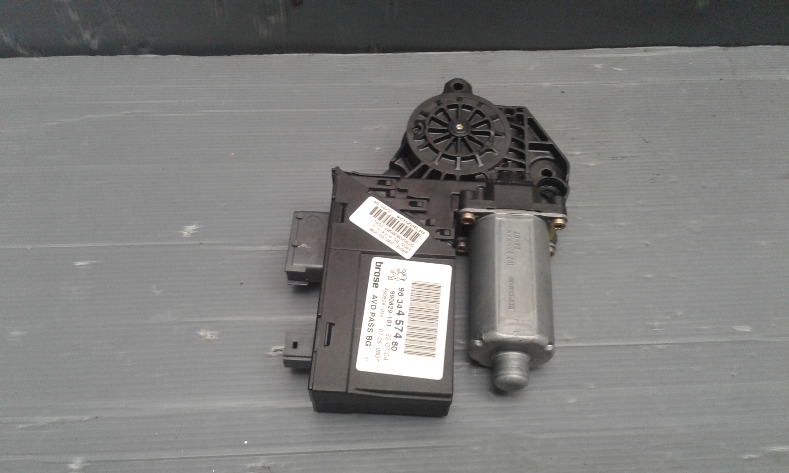 Motorino Alzavetro anteriore destra PEUGEOT 307 Berlina