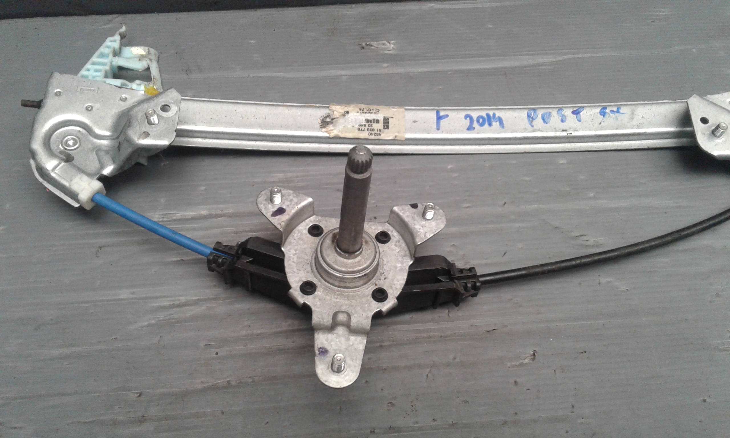 Cremagliera posteriore sinistro guida LANCIA Ypsilon 4 Serie