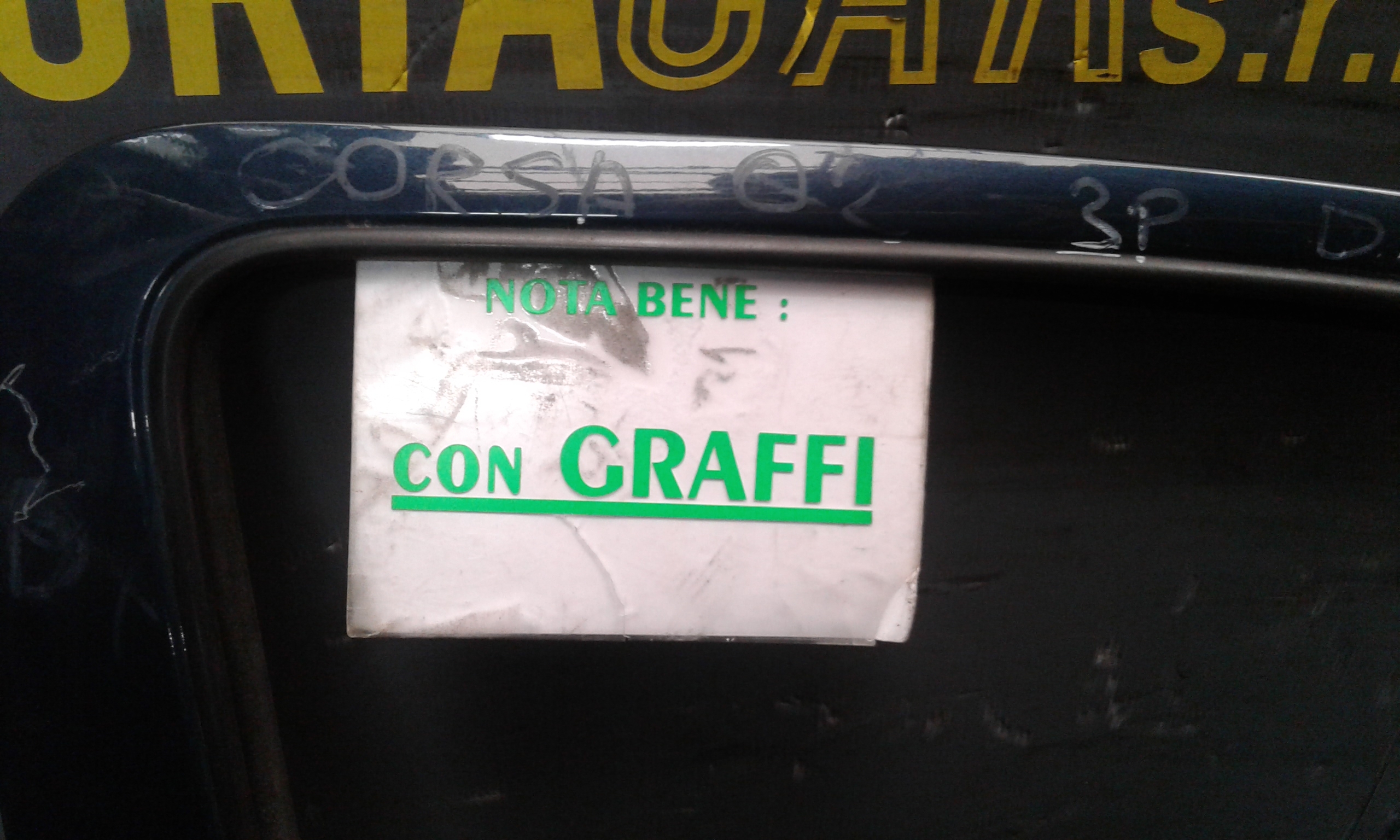 Portiera anteriore Destra OPEL Corsa C 3P 1 Serie