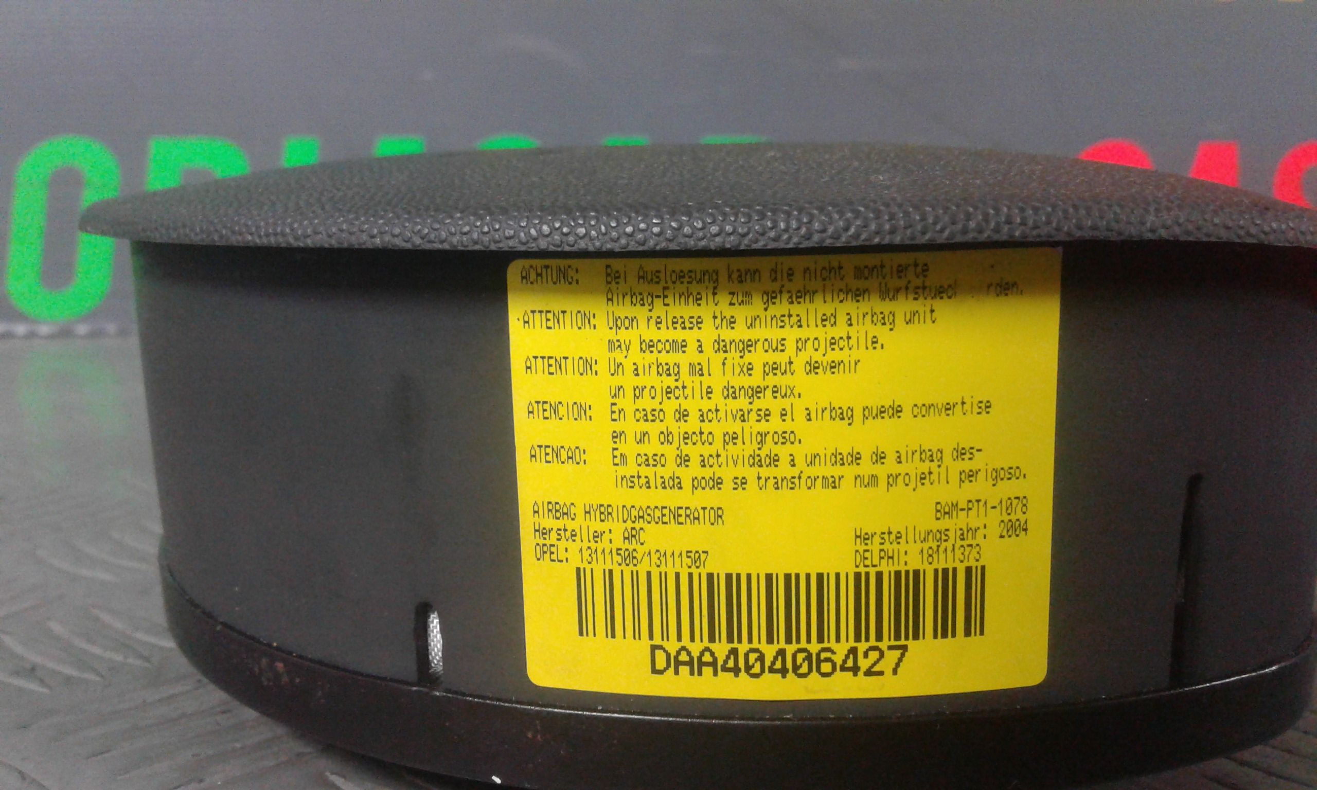 Airbag Volante OPEL Corsa C 5P 2 Serie