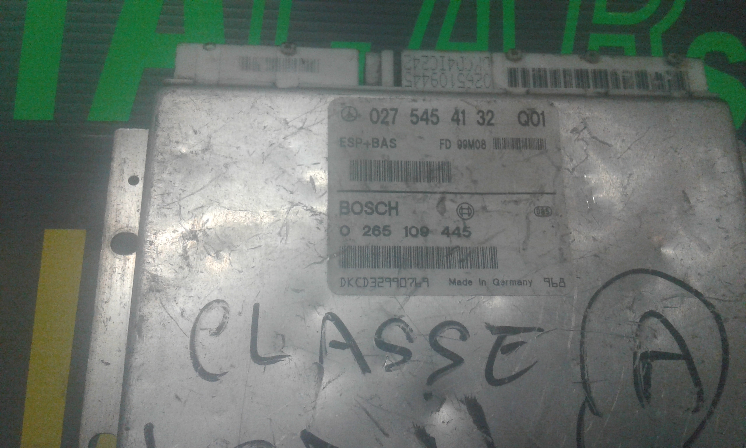 Centralina ABS MERCEDES Classe A W168 1 Serie