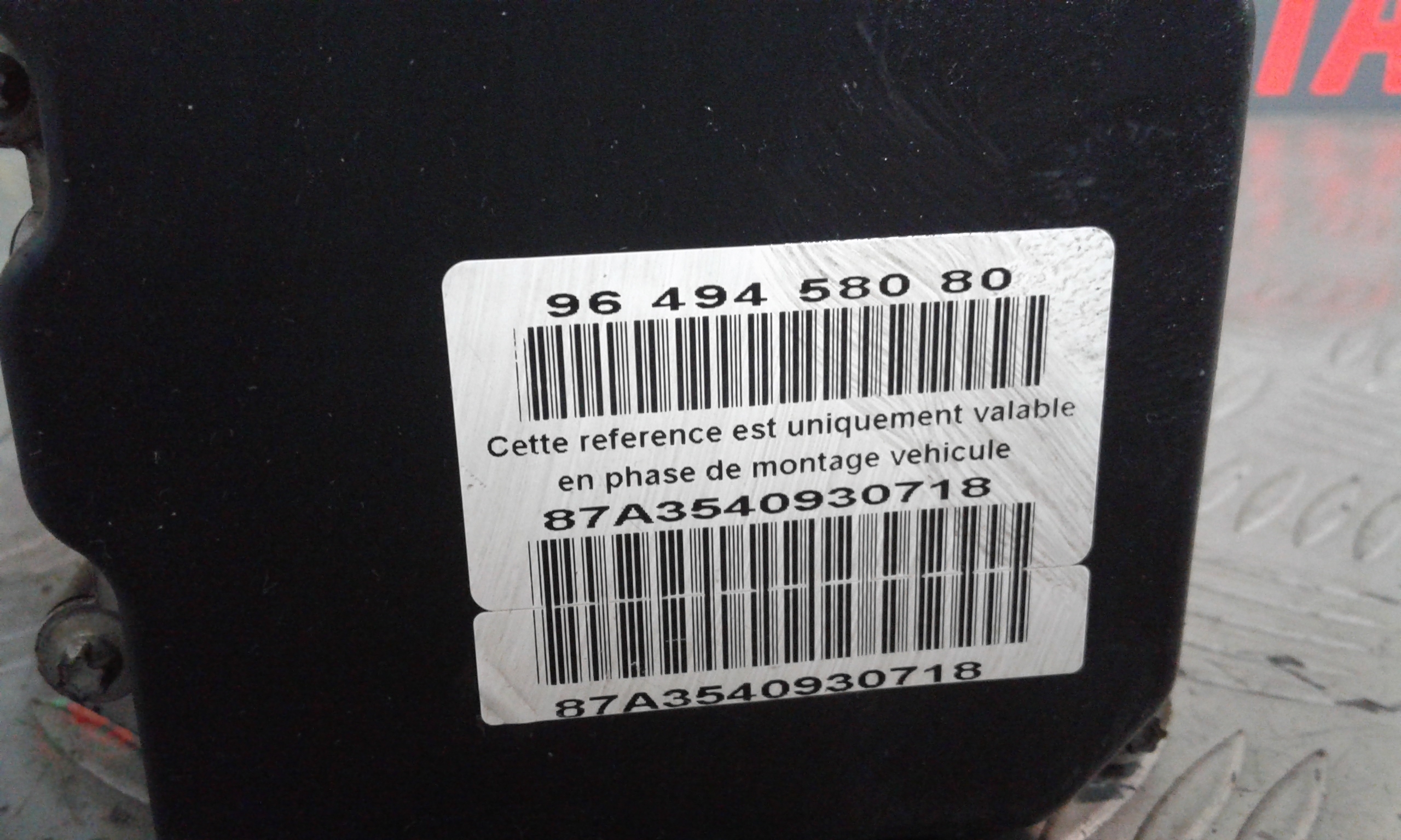 ABS PEUGEOT 307 Berlina