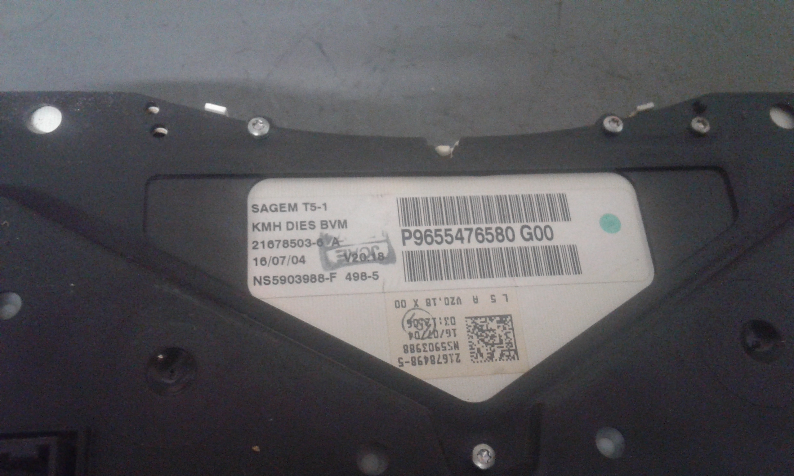 Quadro Strumenti PEUGEOT 307 Berlina