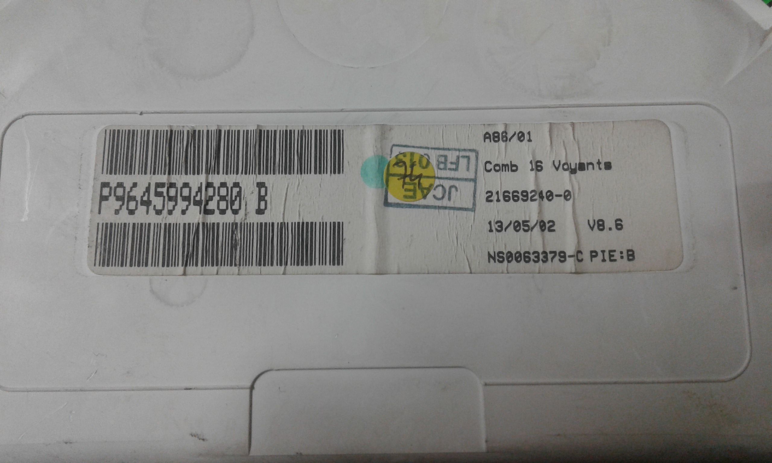 Quadro Strumenti CITROEN C3 1 Serie