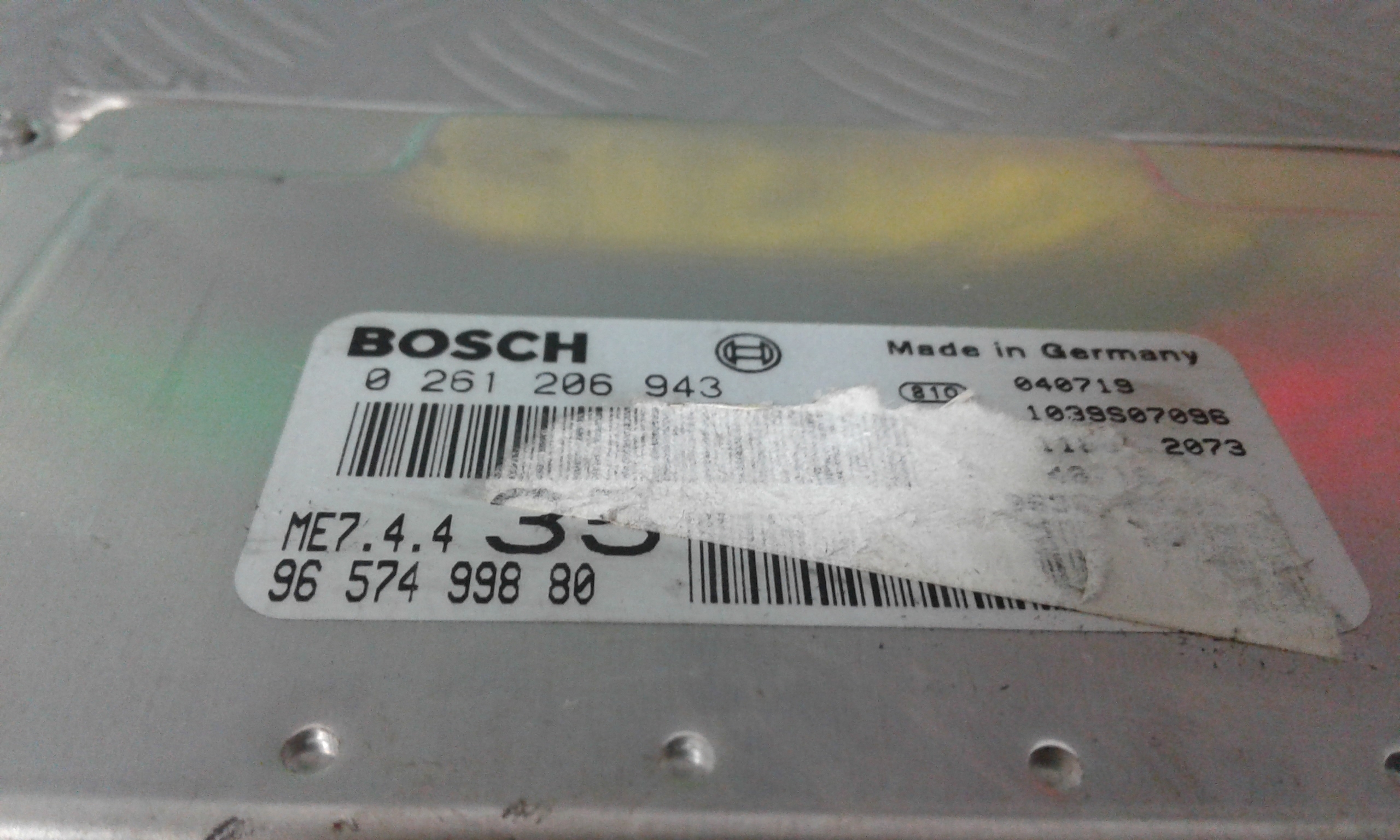 Centralina motore PEUGEOT 307 Berlina