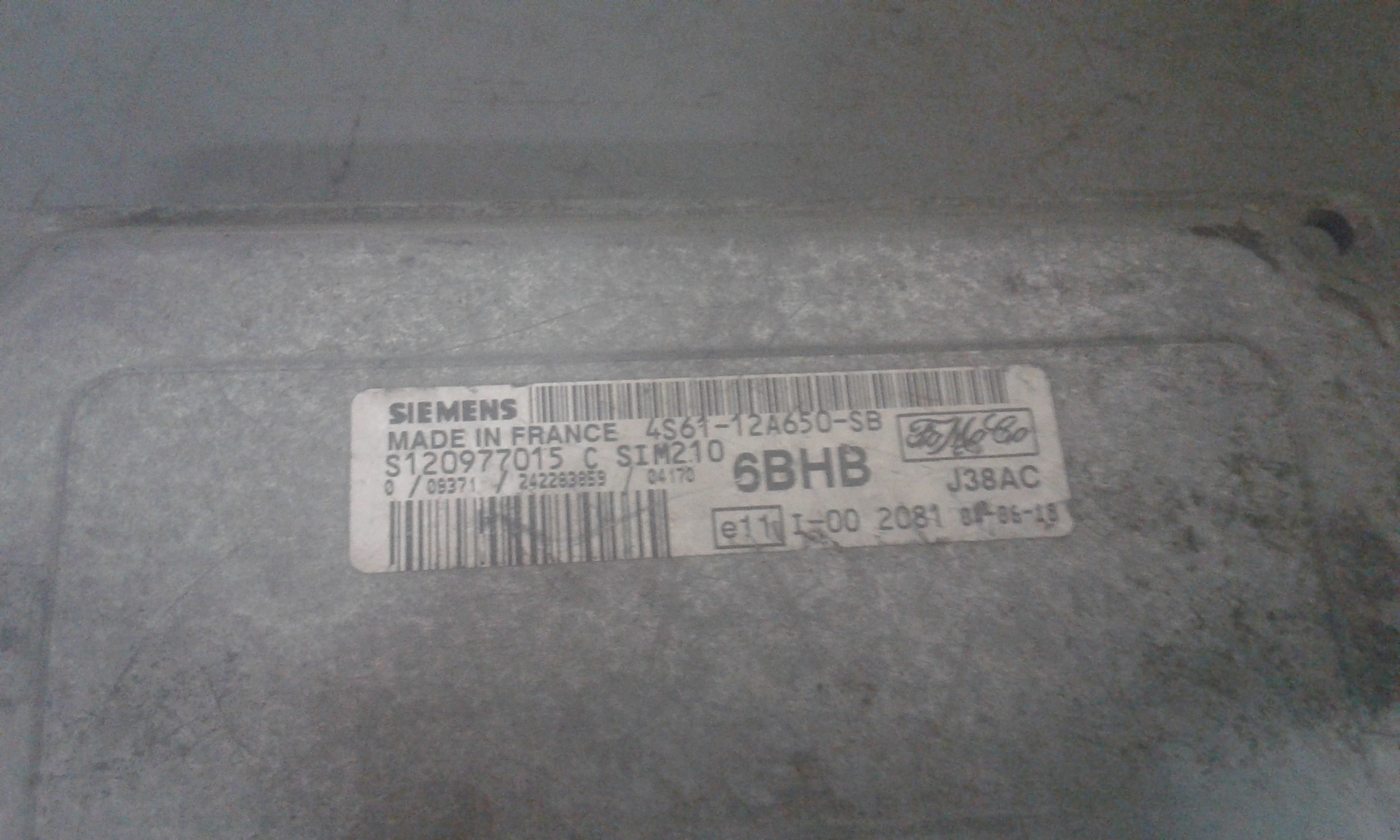 Centralina motore FORD Fiesta 4 Serie