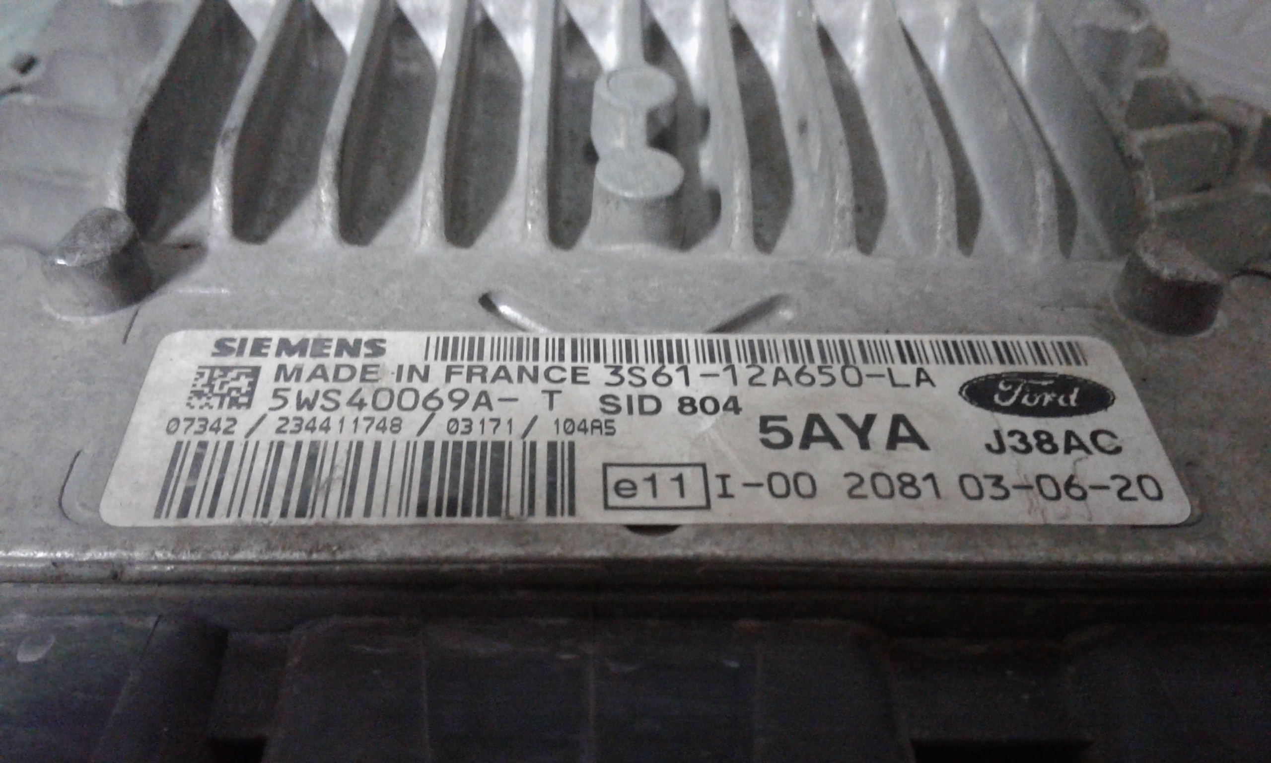 Centralina motore FORD Fiesta 4 Serie